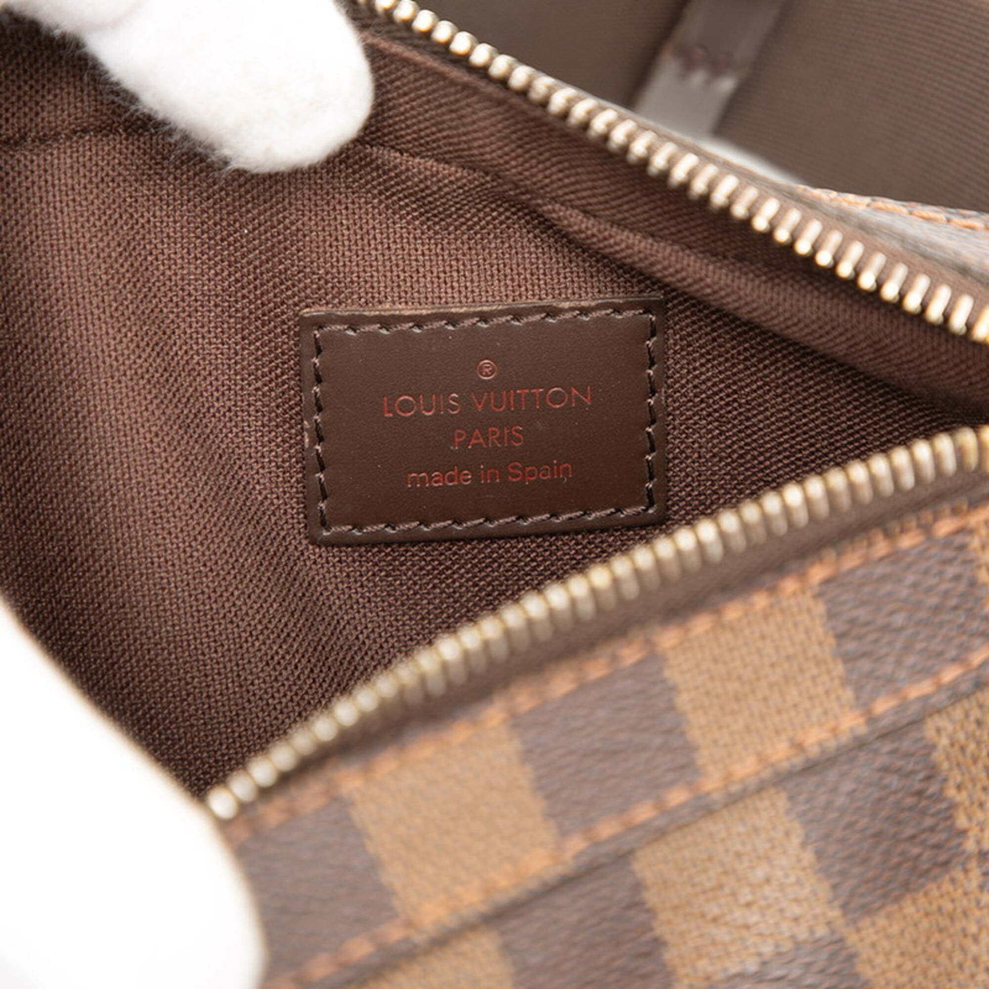 Louis Vuitton Damier Brown Pvc Leather Shoulder Bag Sling Bag (Pre-Owned)