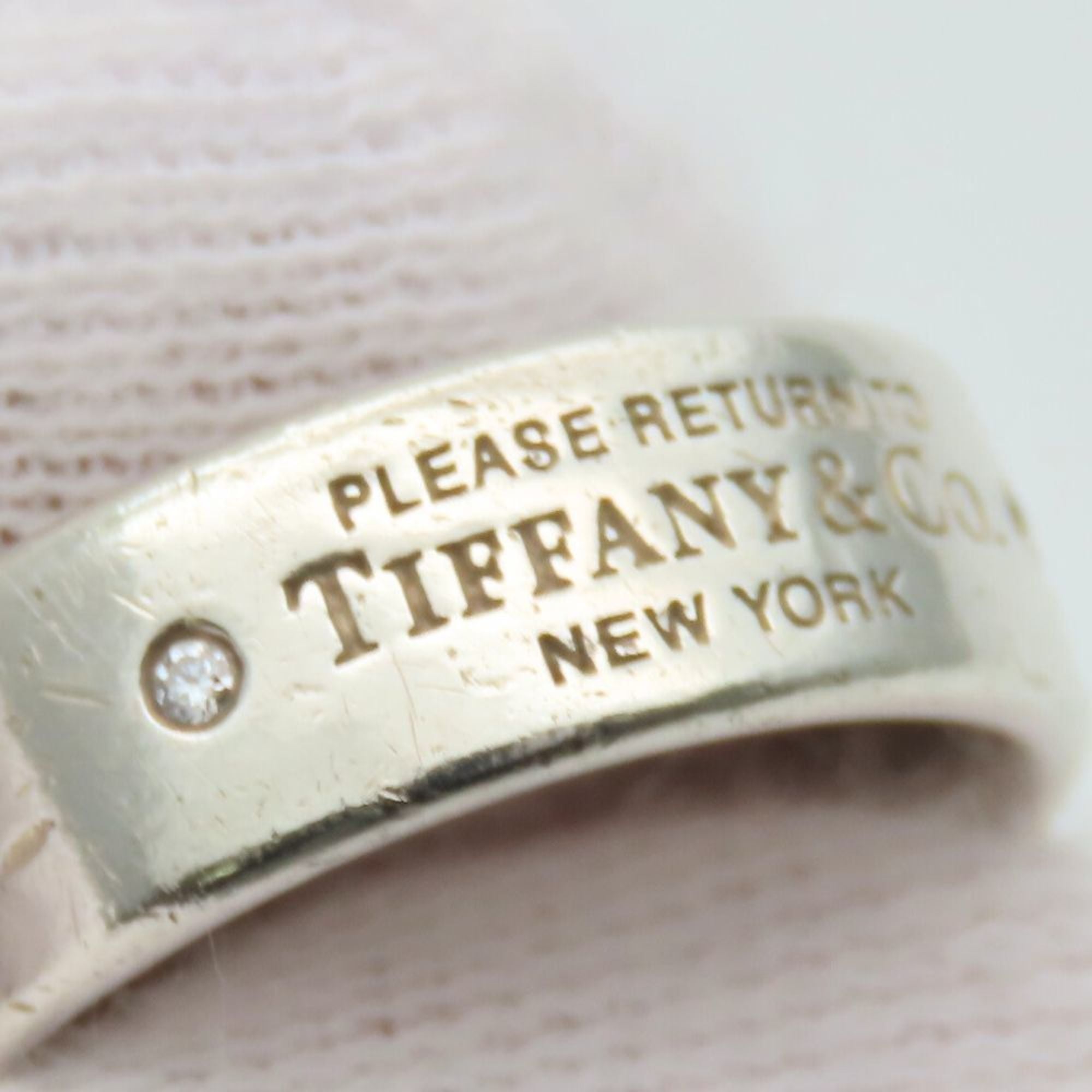 Tiffany Silver Silver 925 Band Ring (Pre-Owned)