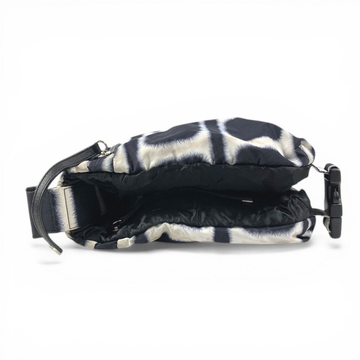Chanel Sport Black White Nylon Shoulder Bag (Pre-Owned)