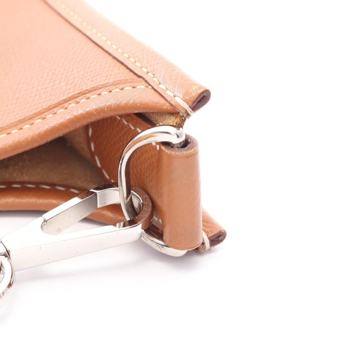 Hermes Brown Epsom Leather Handbag Shoulder Bag (Pre-Owned)