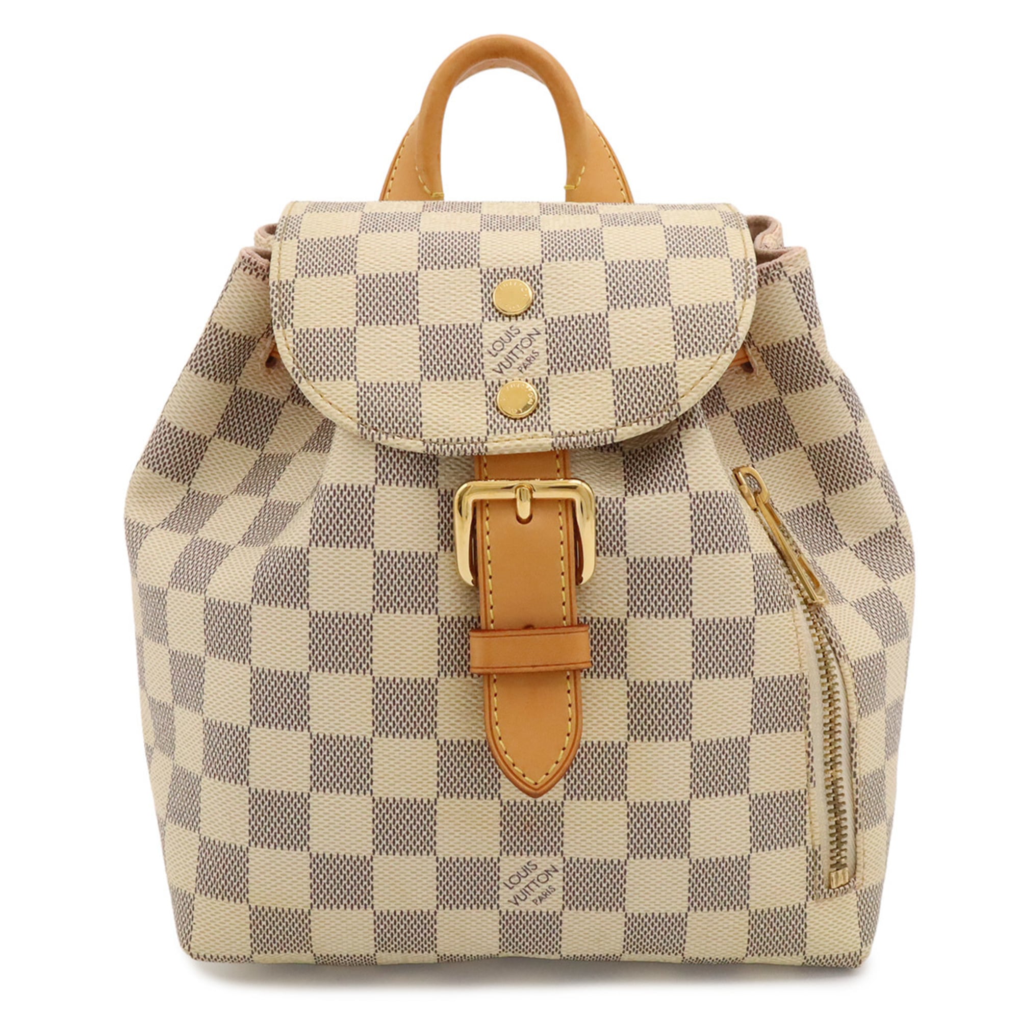 Louis Vuitton Damier Azur Ivory Damier Azur Backpack Shoulder Bag (Pre-Owned)