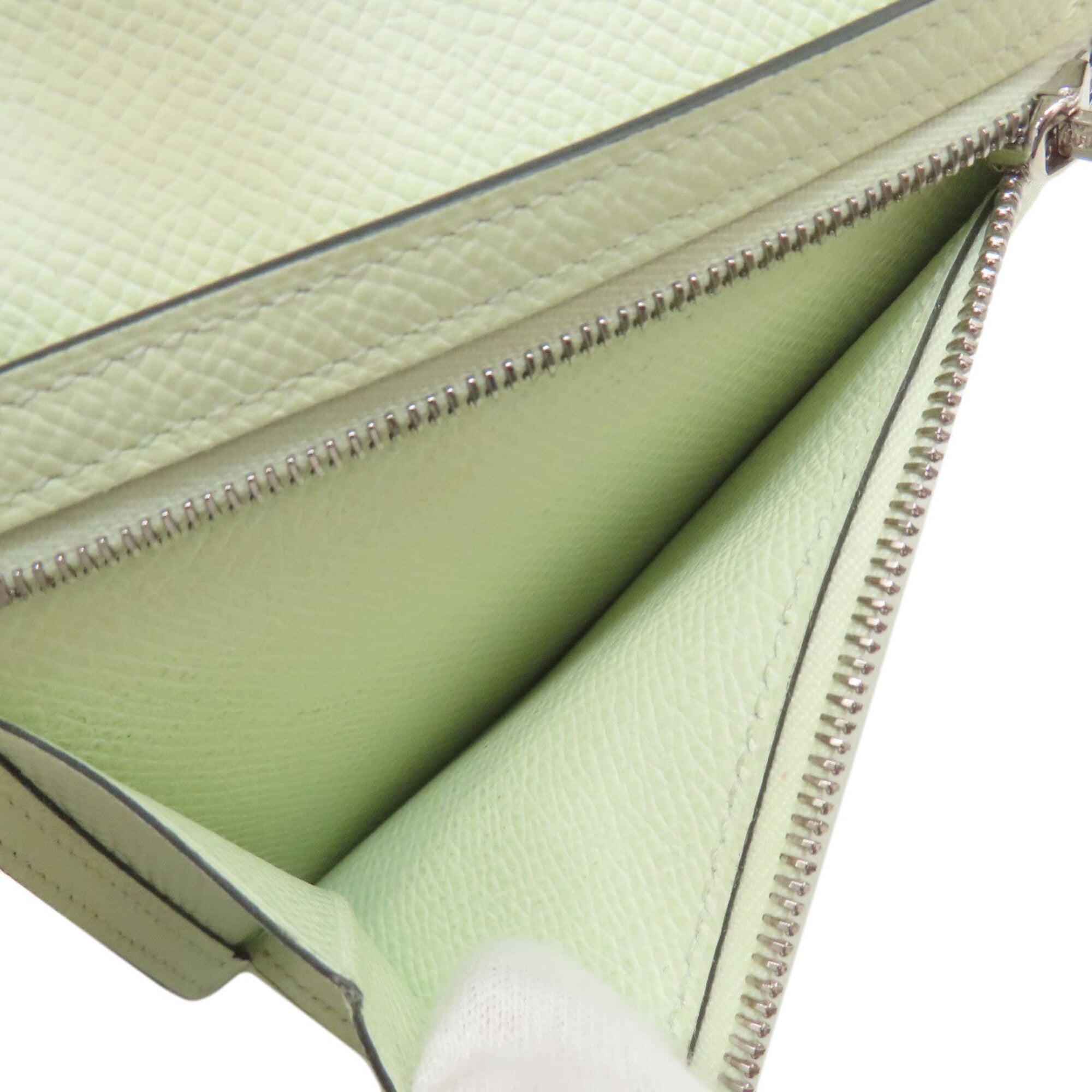 Hermes Pale Green Epsom Leather Wallet (Bi-Fold) (Pre-Owned)