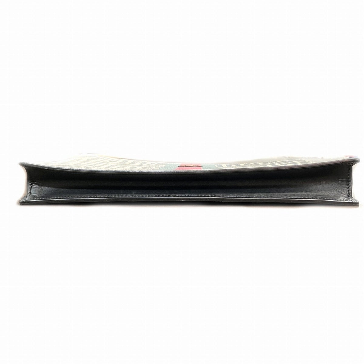 Gucci Gray Leather Clutch Bag (Pre-Owned)