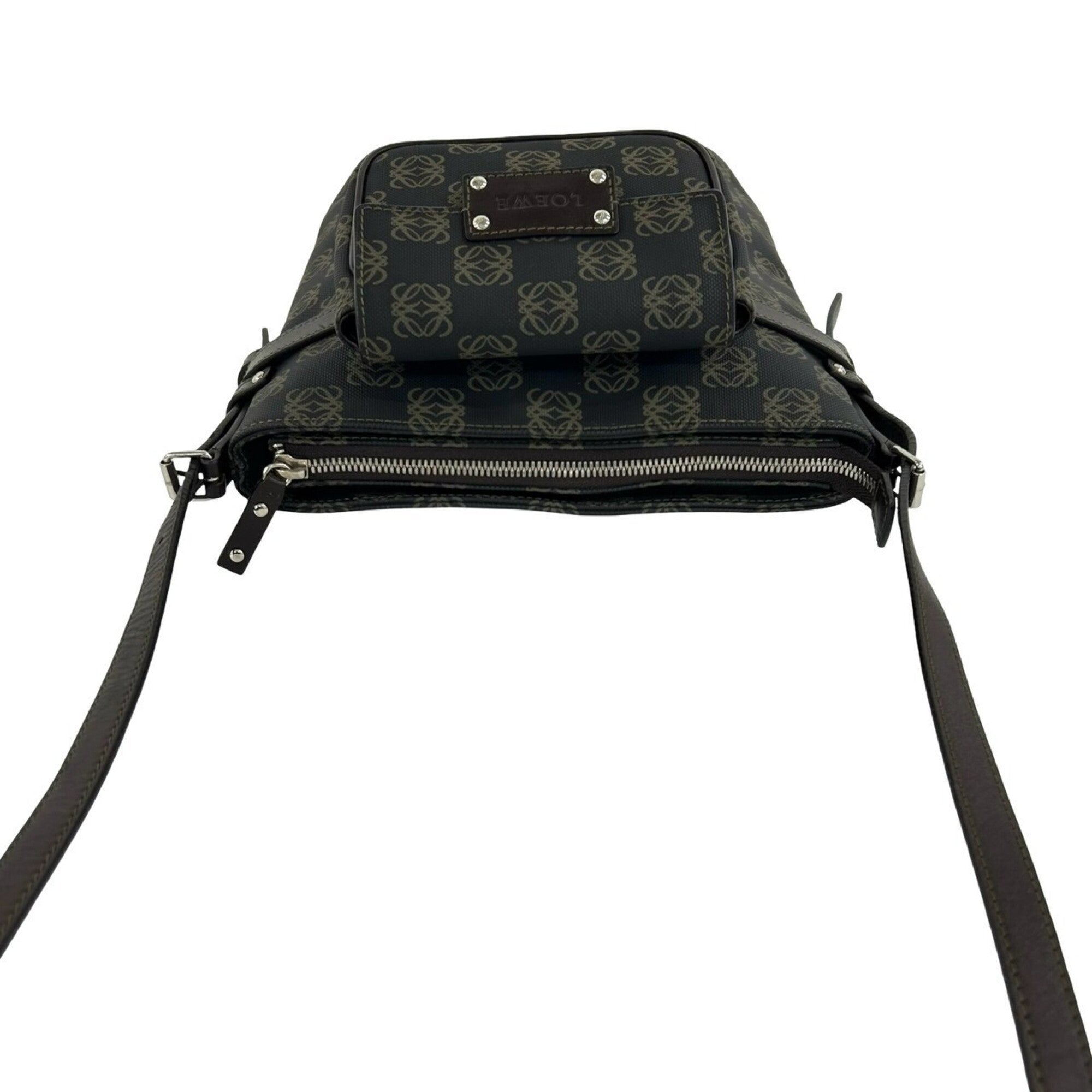 Loewe Brown Pvc Leather Pochette Shoulder Bag (Pre-Owned)