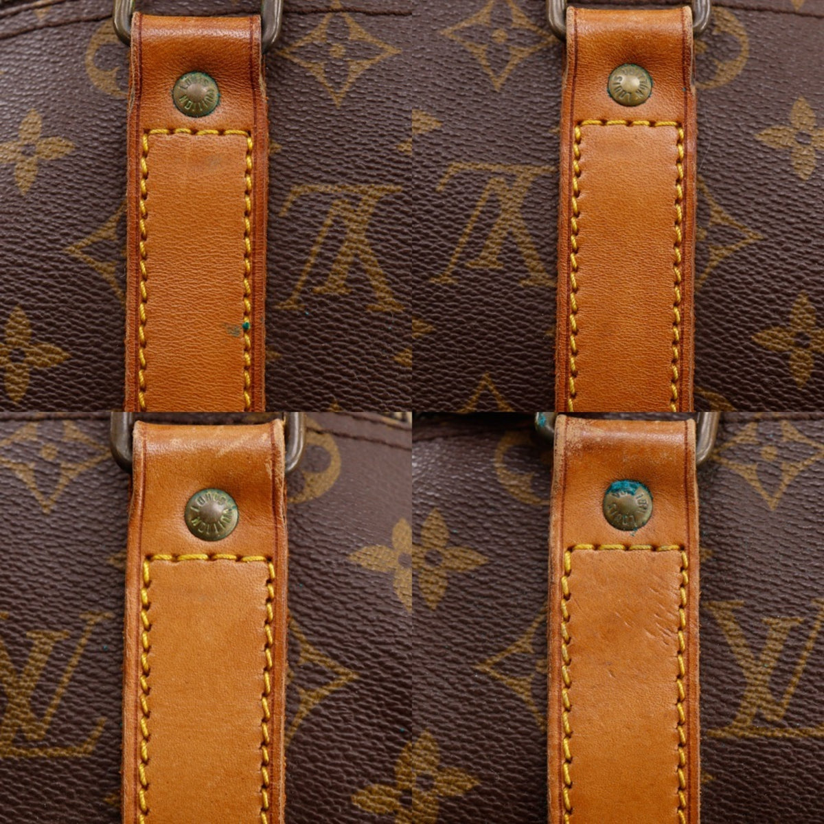 Louis Vuitton Brown Monogram Canvas Boston Bag (Pre-Owned)