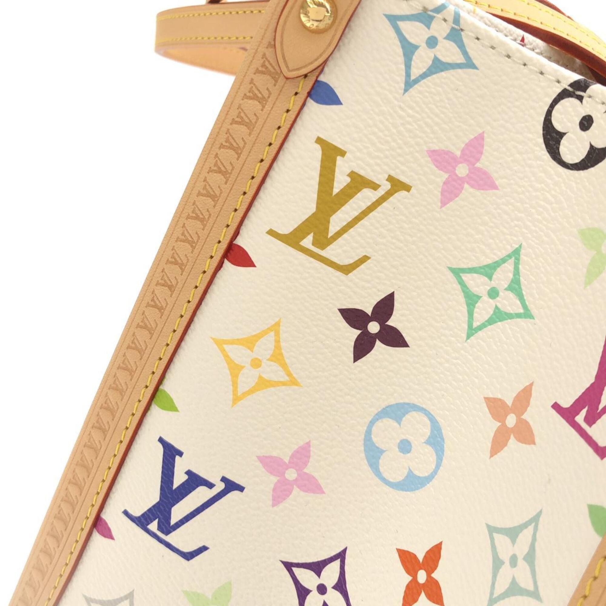 Louis Vuitton Monogram Multicolore White Coated Canvas Handbag (Pre-Owned)