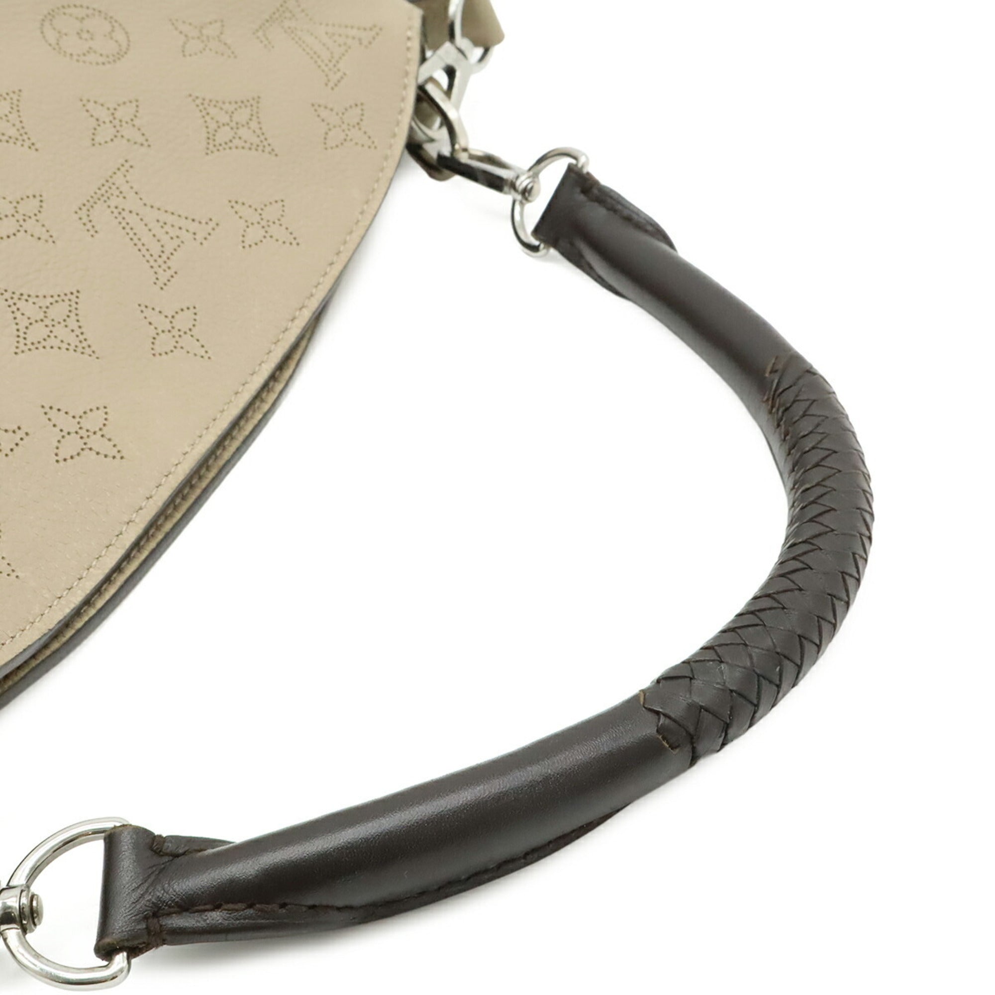 Louis Vuitton Beige Galle Mahina Leather Leather Shoulder Bag (Pre-Owned)