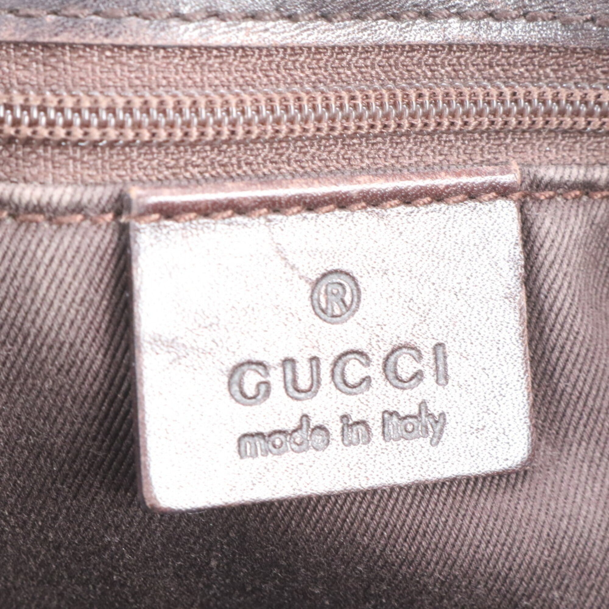 Gucci Gg Canvas Black Leather Canvas Tote Bag (Pre-Owned)