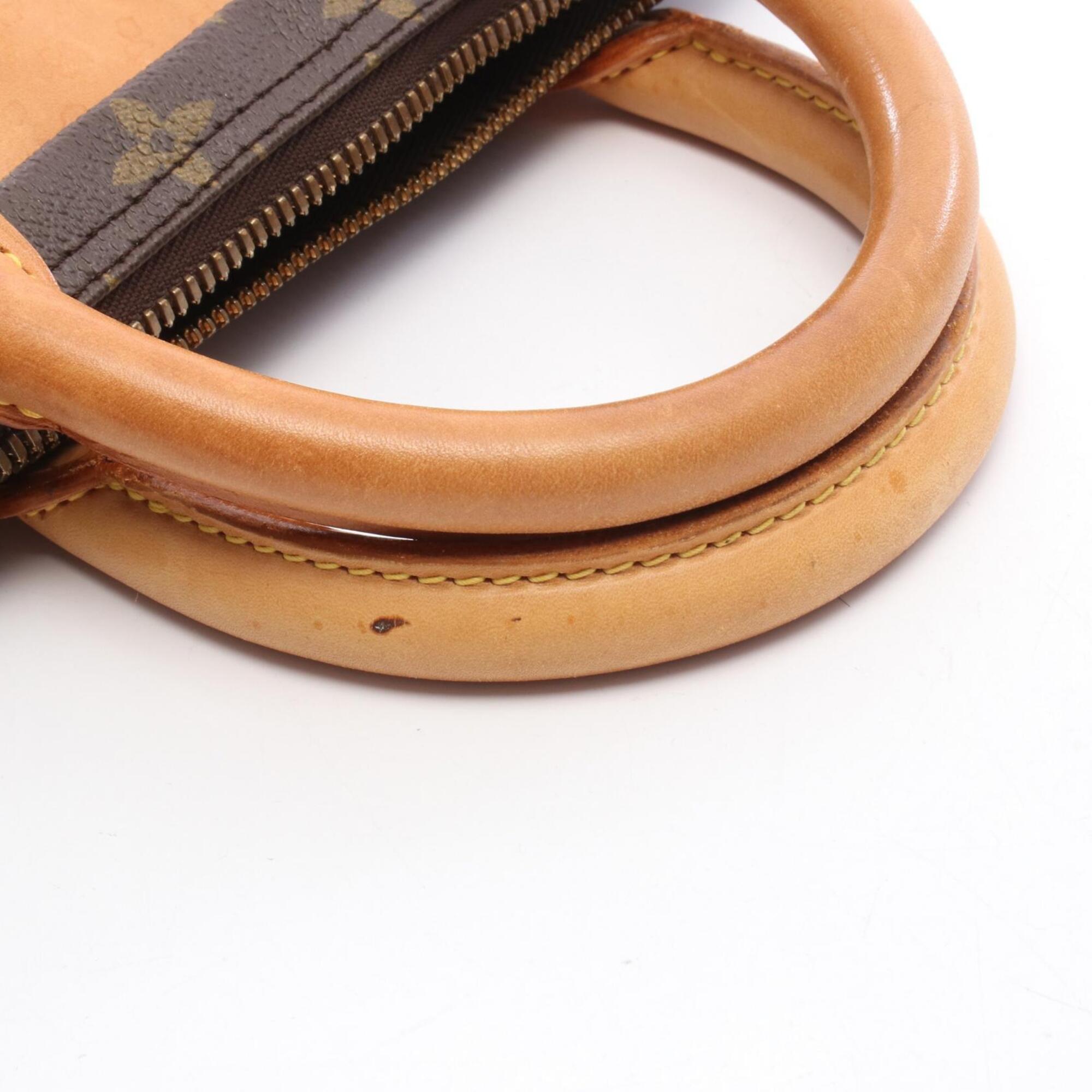 Louis Vuitton Brown Pvc Leather Boston Bag Handbag (Pre-Owned)