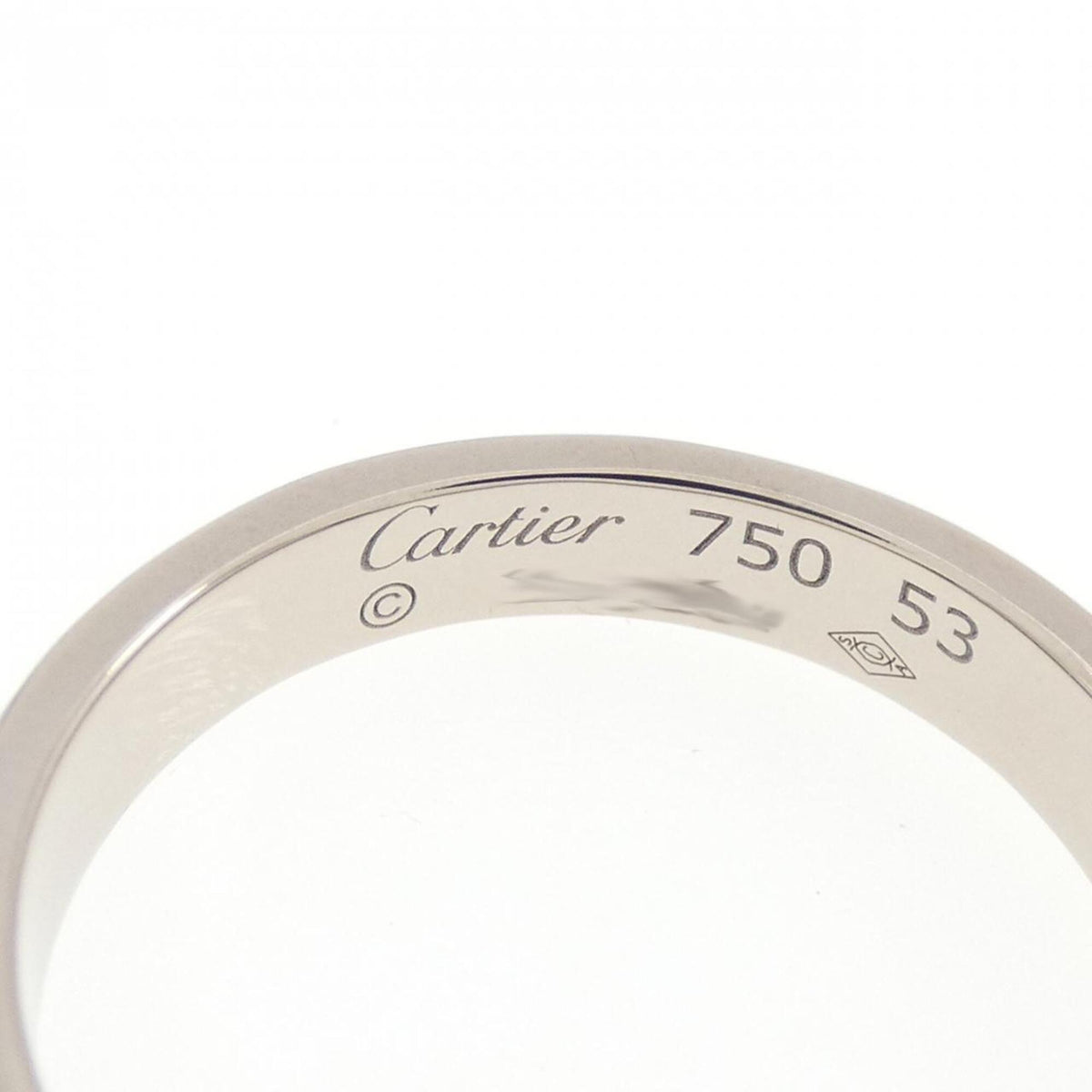 Cartier White Gold (18K) Band Ring (Pre-Owned)