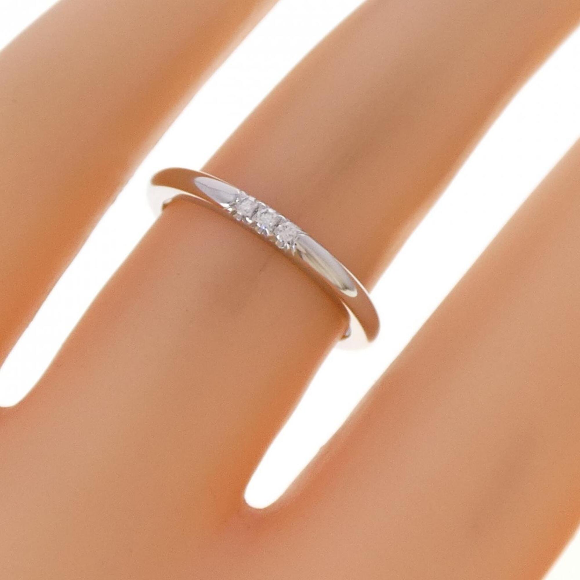 Tiffany Platinum Platinum 950 Band Ring (Pre-Owned)