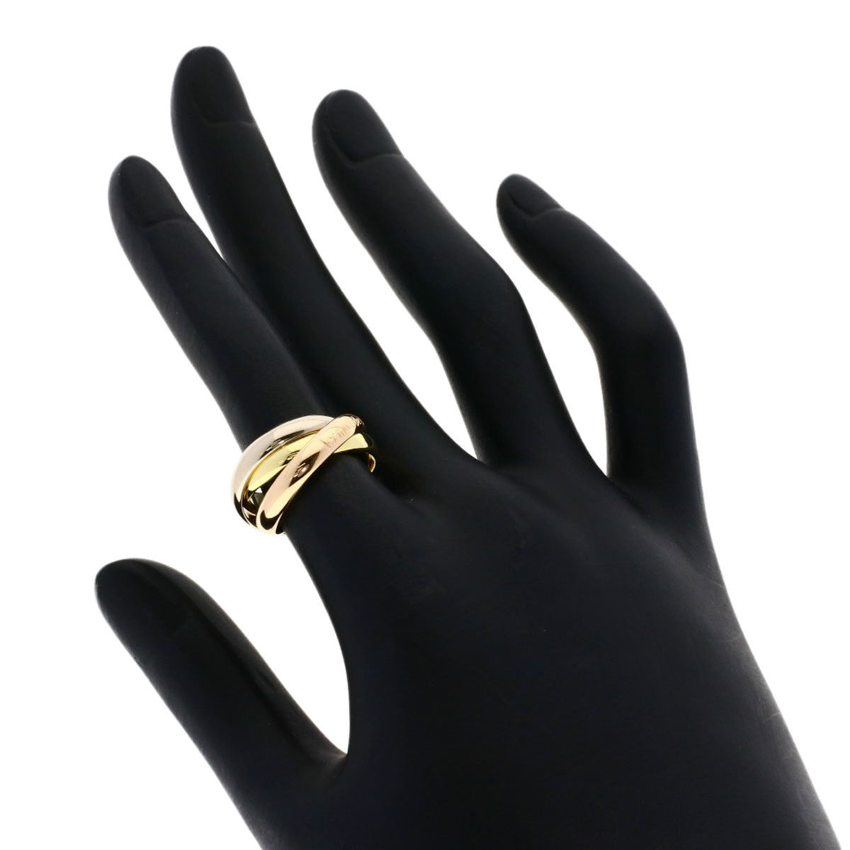 Cartier Trinity Yellow Gold (18K) Pink Gold (18K) White Gold (18K) Band Ring (Pre-Owned)