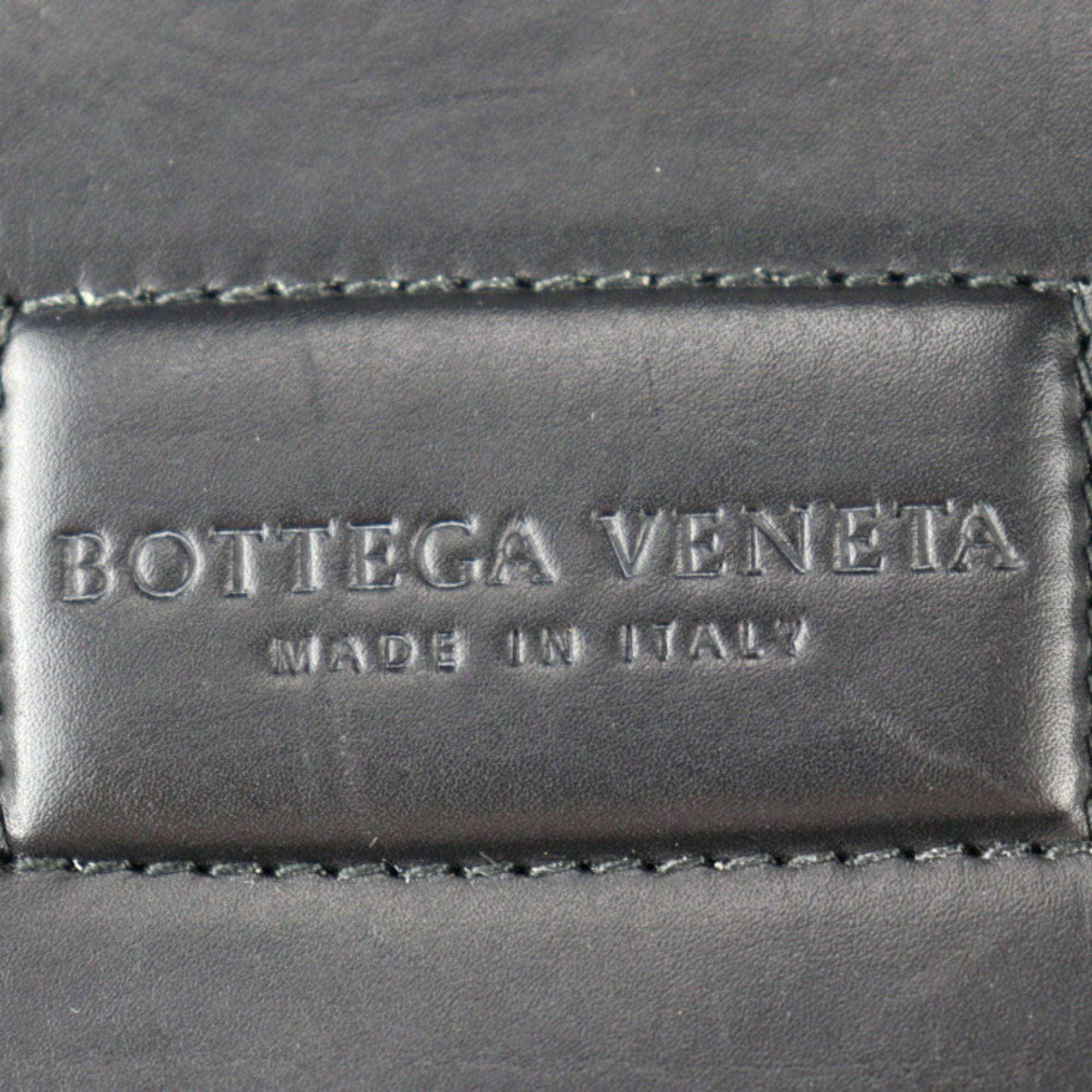 Bottega Veneta Black Leather Backpack Handbag (Pre-Owned)