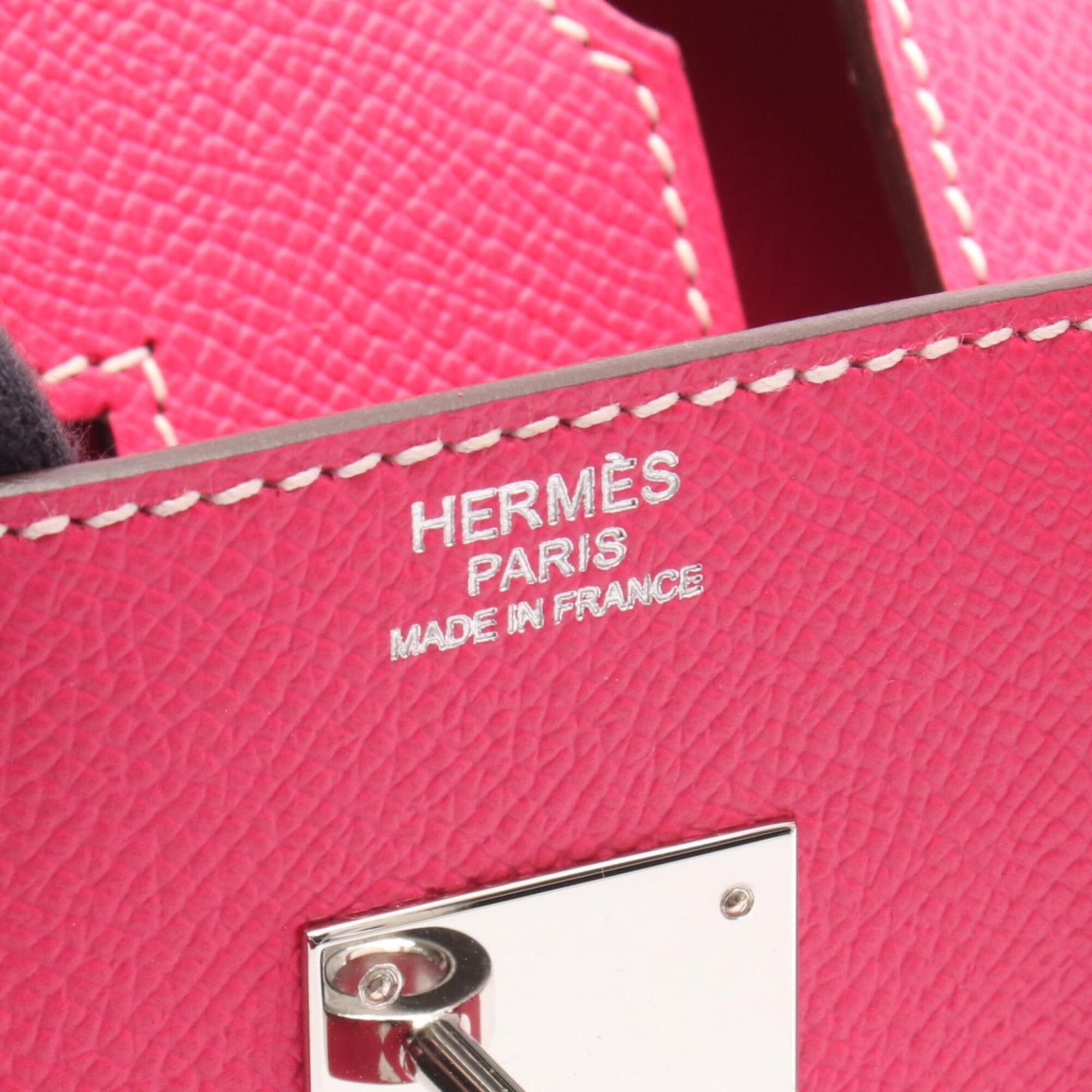 Hermes Pink Epsom Leather Handbag (Pre-Owned)
