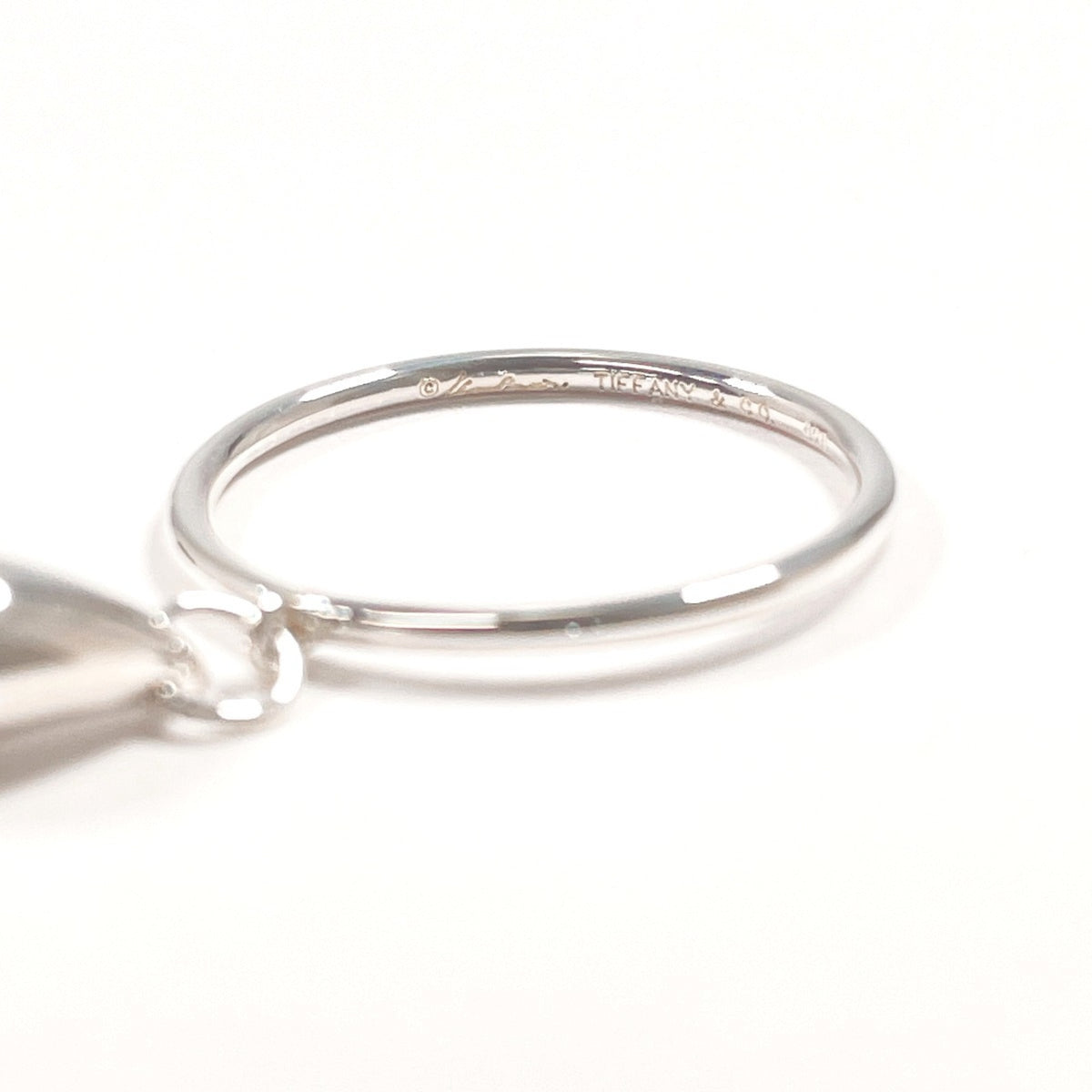Tiffany Silver Silver 925 Band Ring (Pre-Owned)