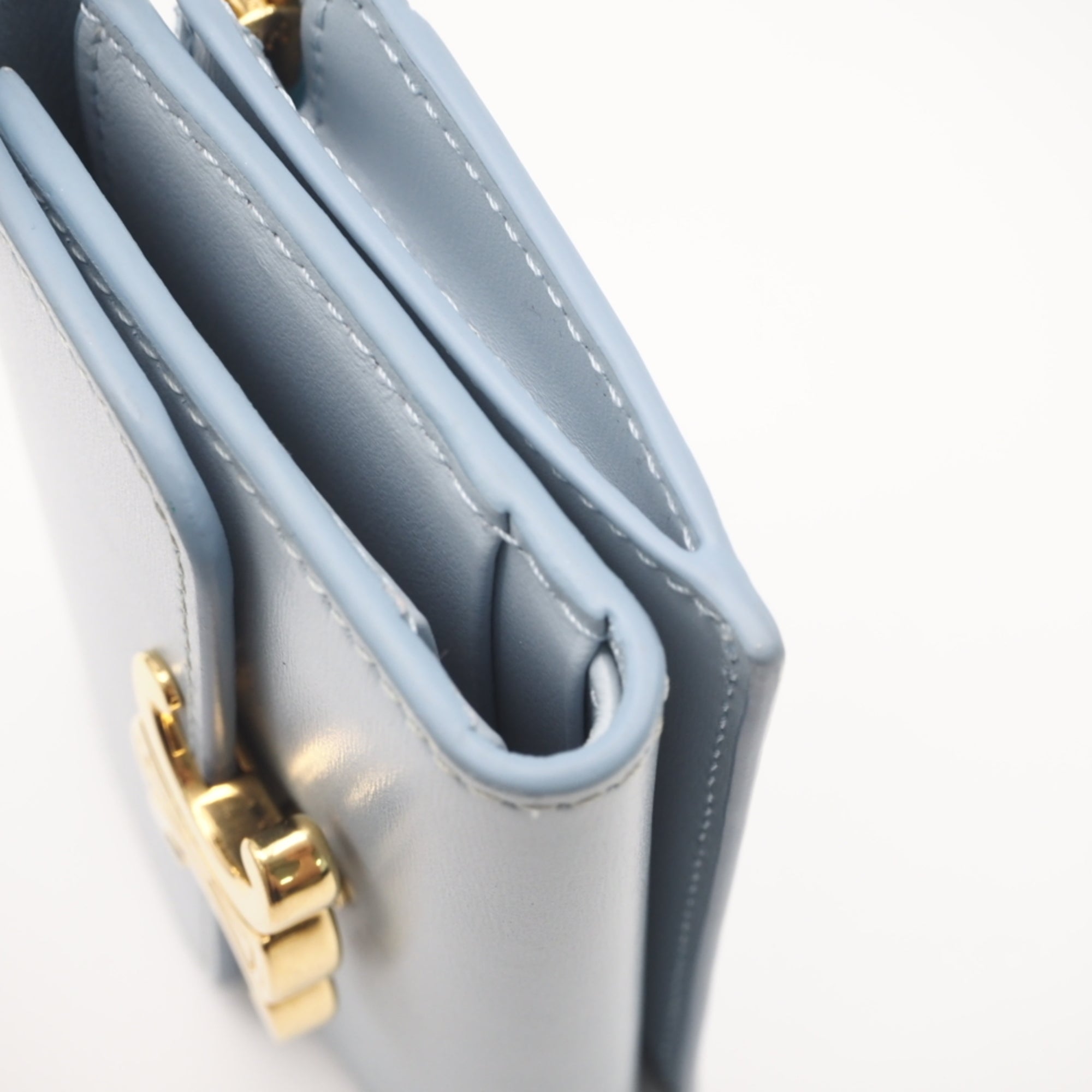 Celine Blue Wallet (Tri-Fold) (Pre-Owned)
