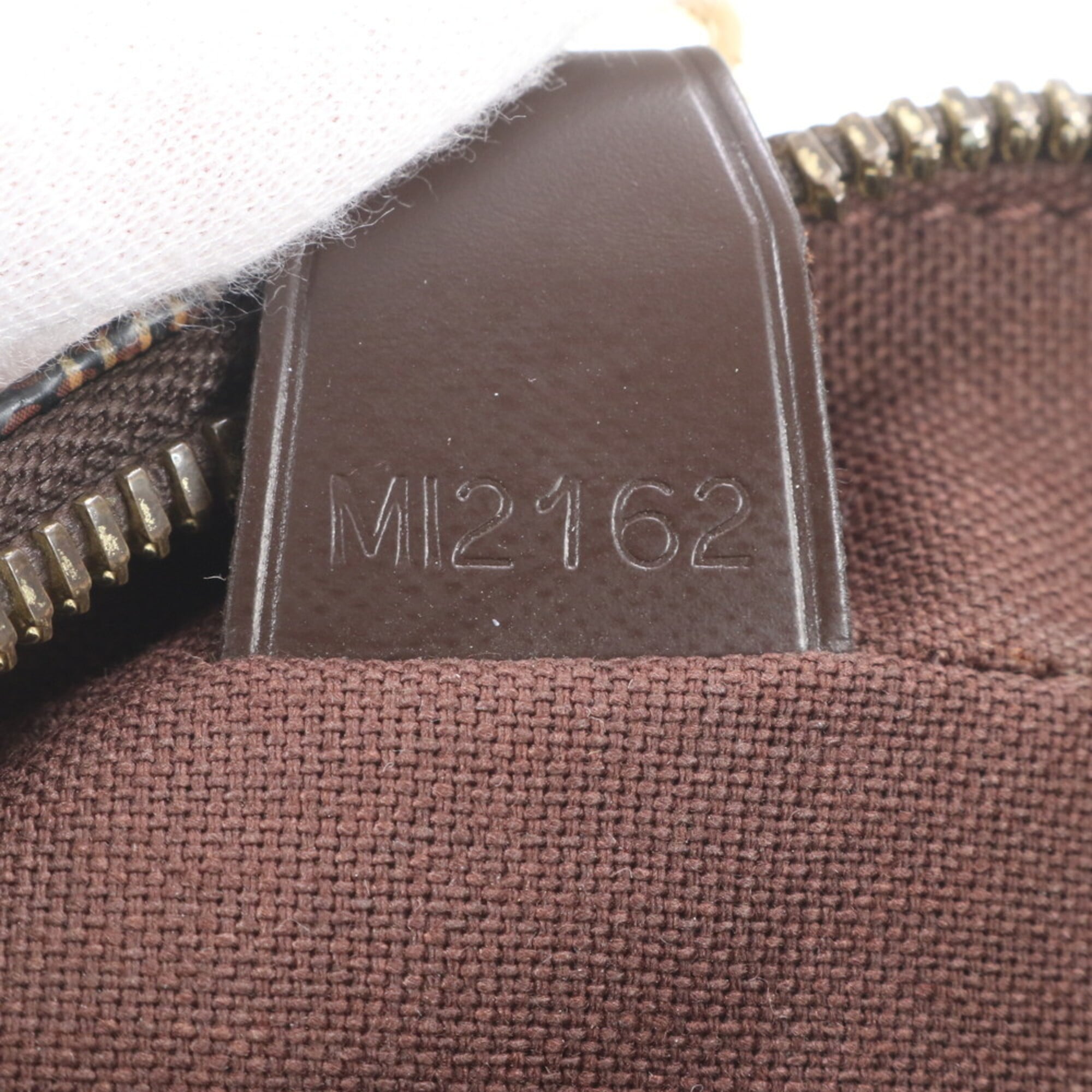 Louis Vuitton Damier Canvas Ebene Leather Coated Canvas Shoulder Bag Tote Bag (Pre-Owned)
