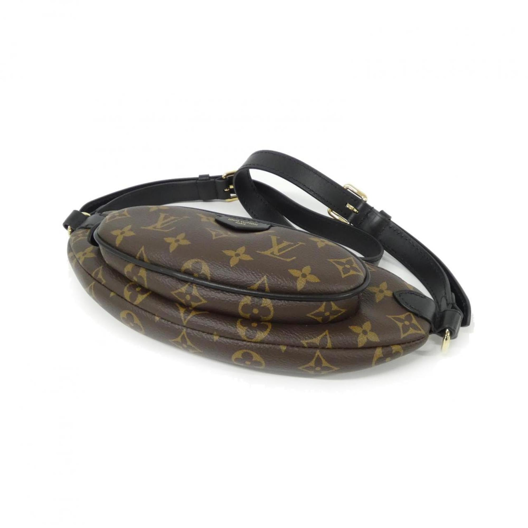 Louis Vuitton Monogram Brown Coated Canvas Handbag (Pre-Owned)