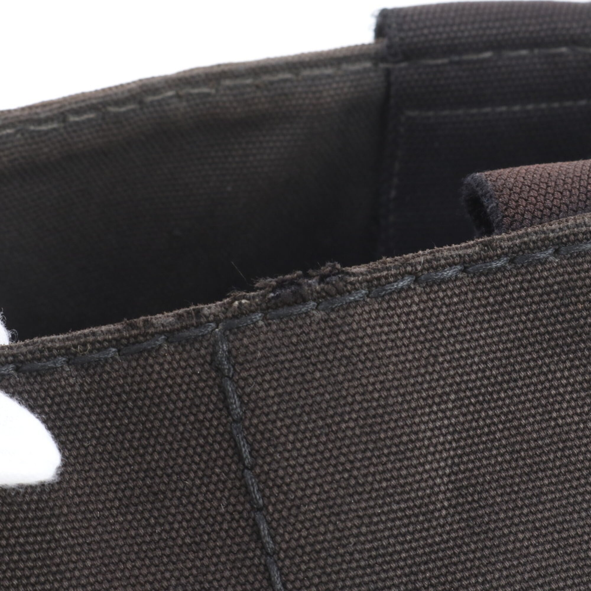 Prada Black Canvas Handbag Tote Bag (Pre-Owned)