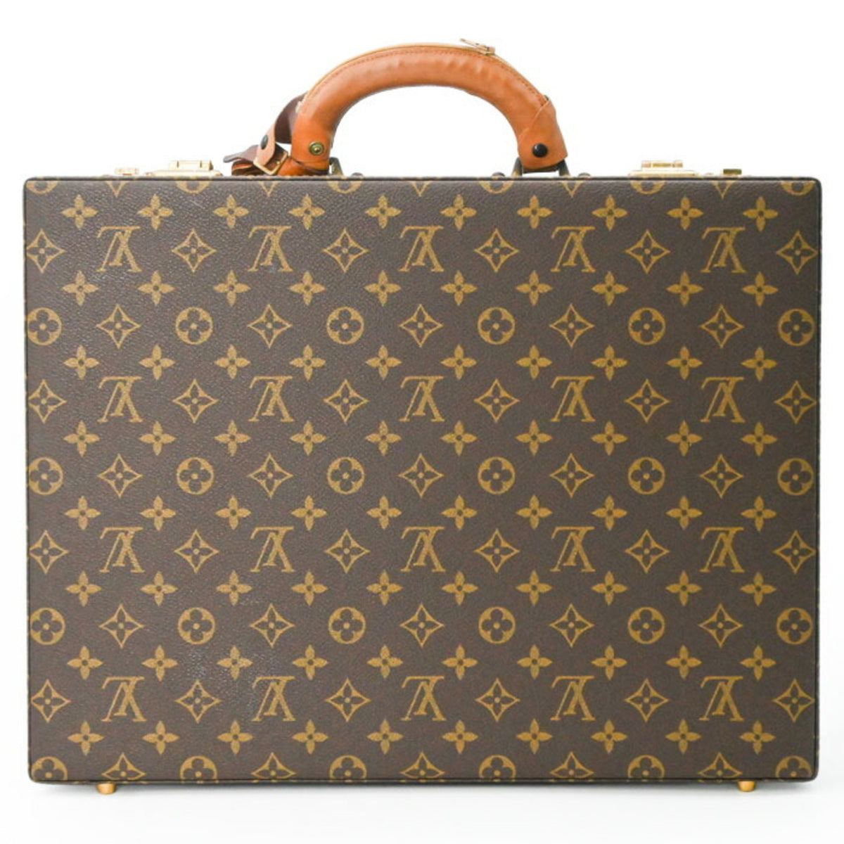 Louis Vuitton Brown Monogram Leather Attaché Case (Pre-Owned)