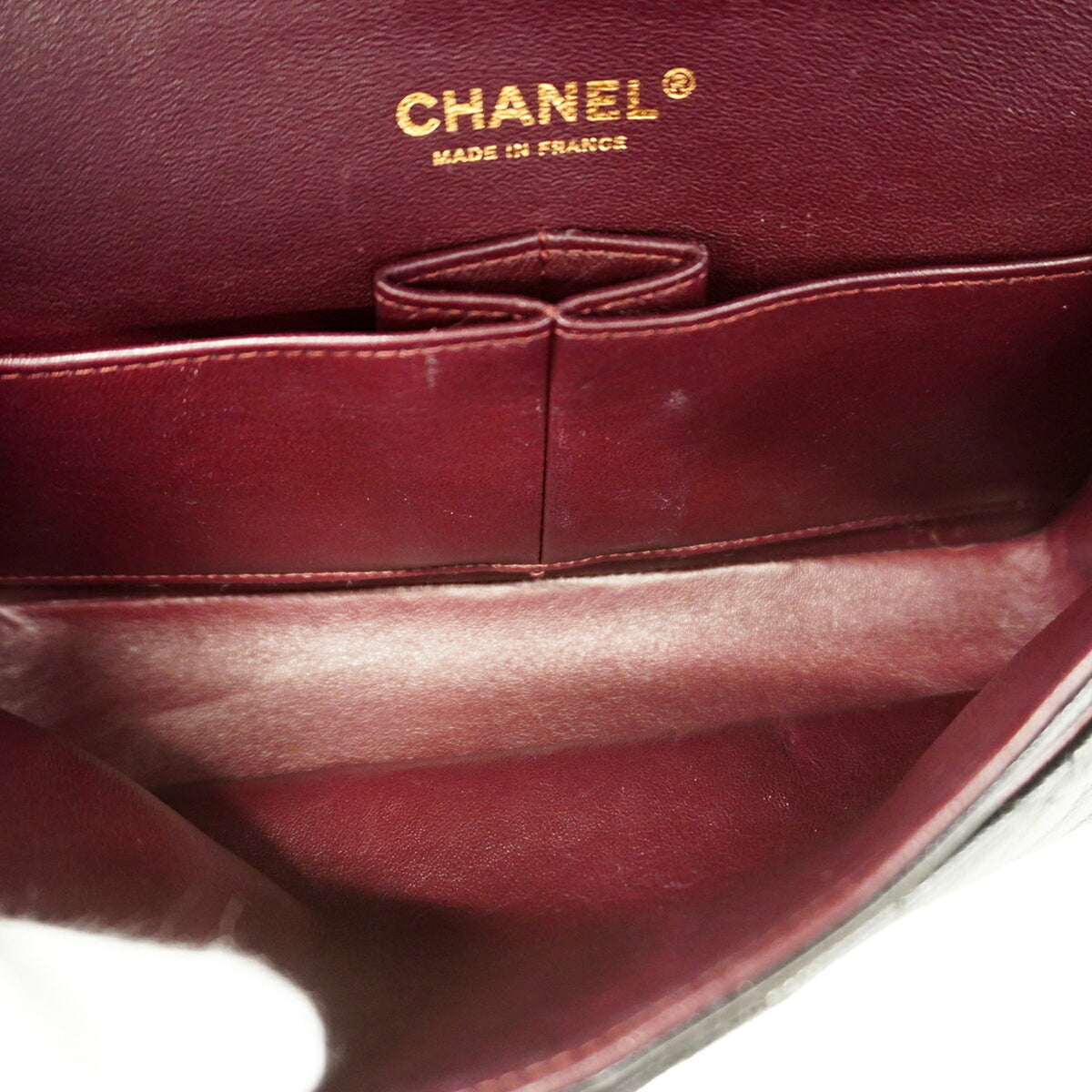 Chanel Black Grained Calfskin Shoulder Bag (Pre-Owned)