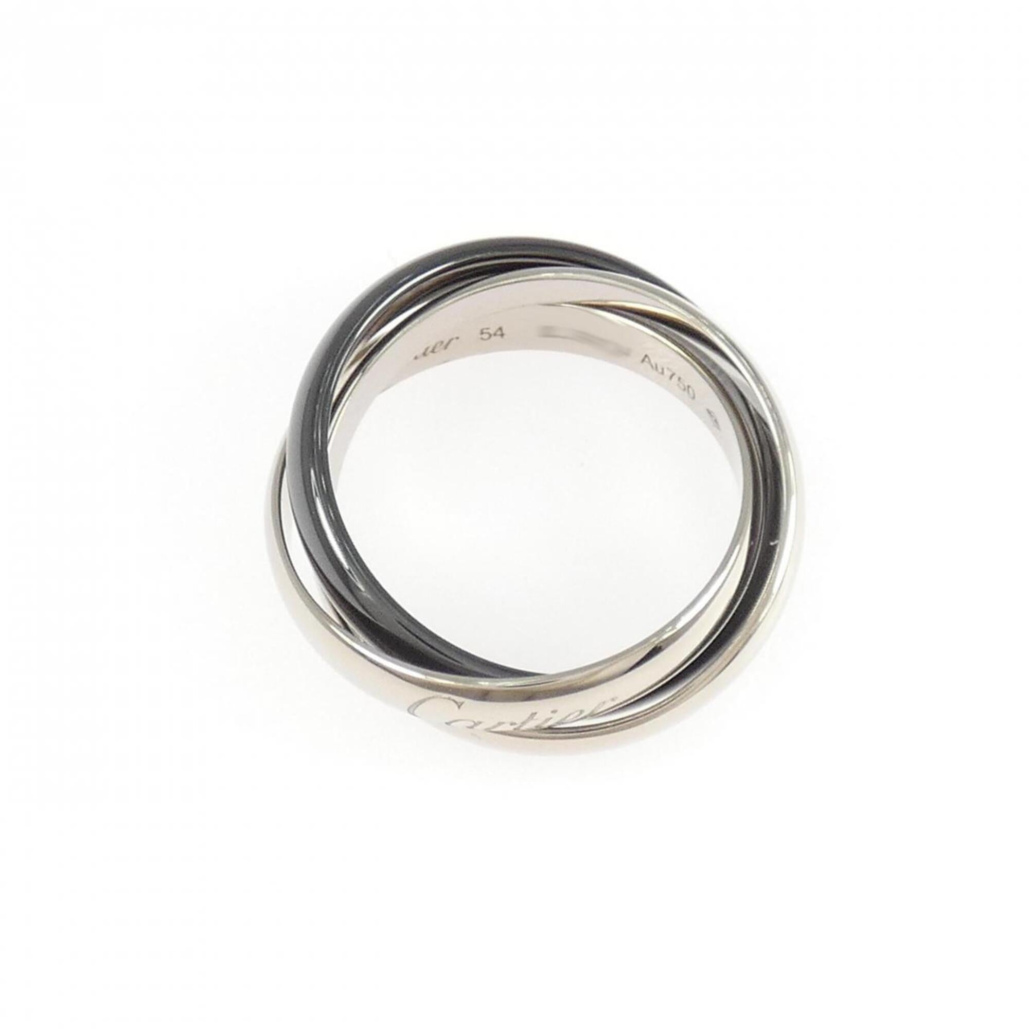 Cartier White Gold (18K) Ceramic Band Ring (Pre-Owned)