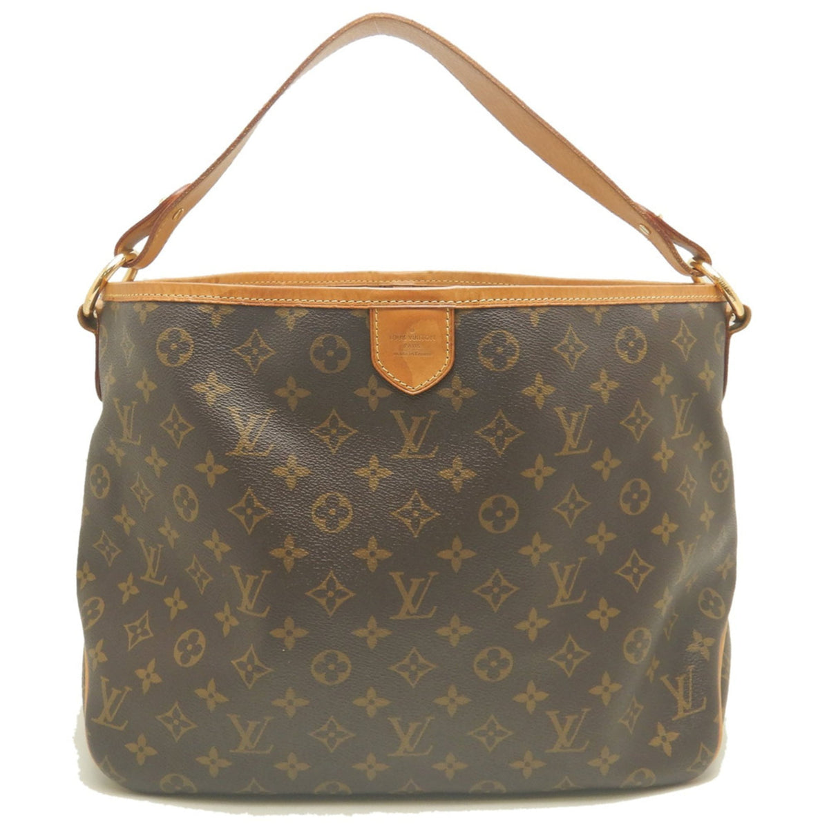 Louis Vuitton Brown Monogram Canvas Shoulder Bag (Pre-Owned)