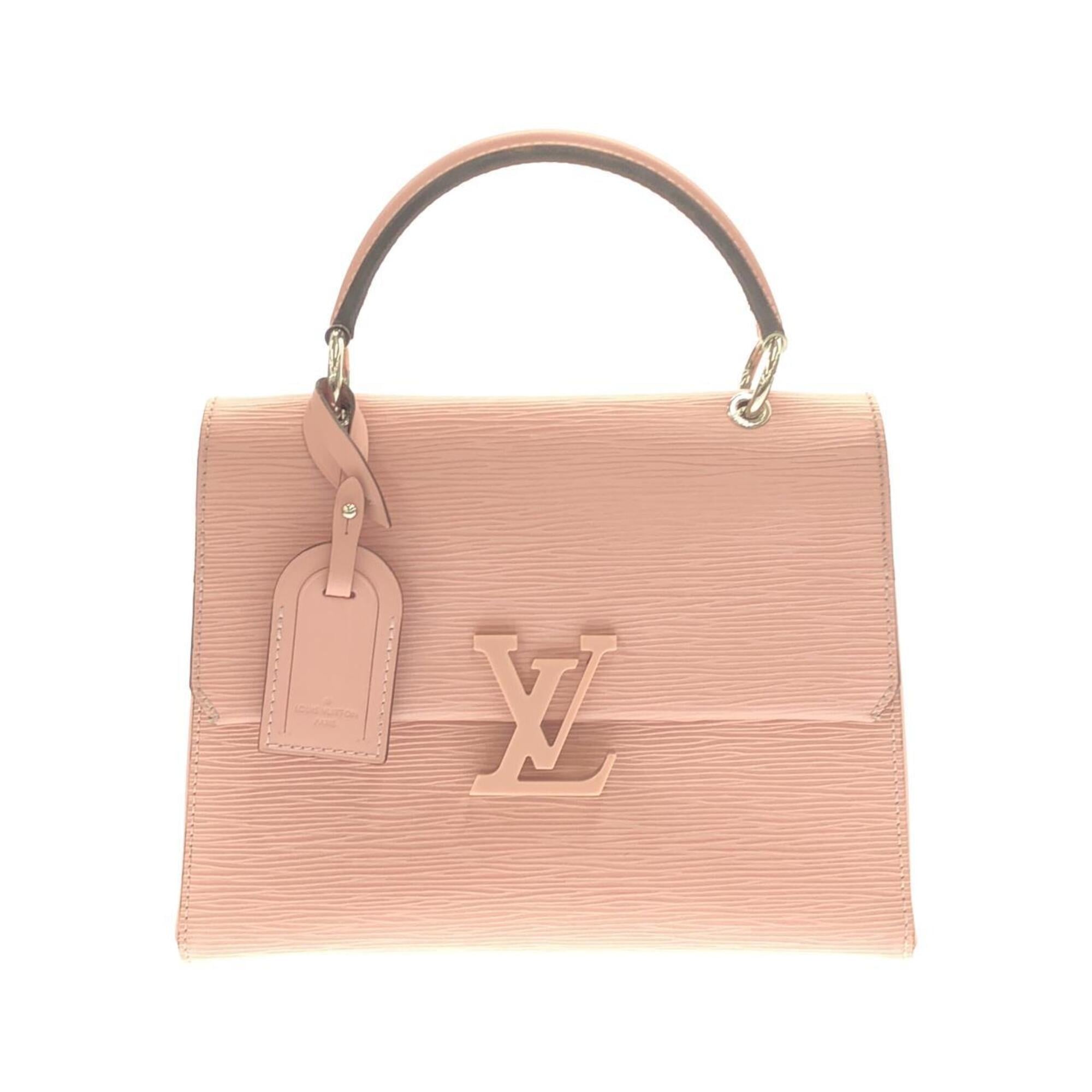 Louis Vuitton Rose Ballerine Leather Handbag (Pre-Owned)