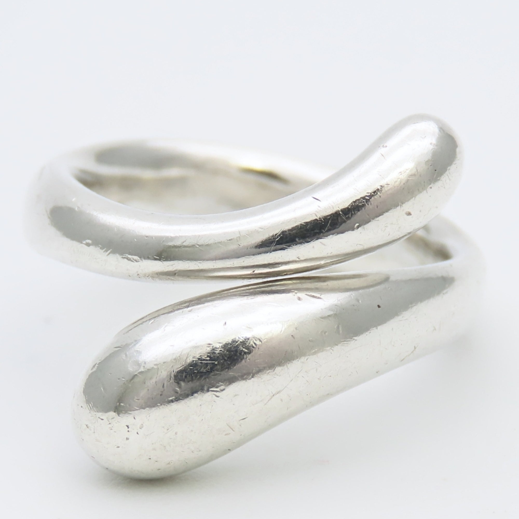 Tiffany Silver Silver 925 Band Ring (Pre-Owned)