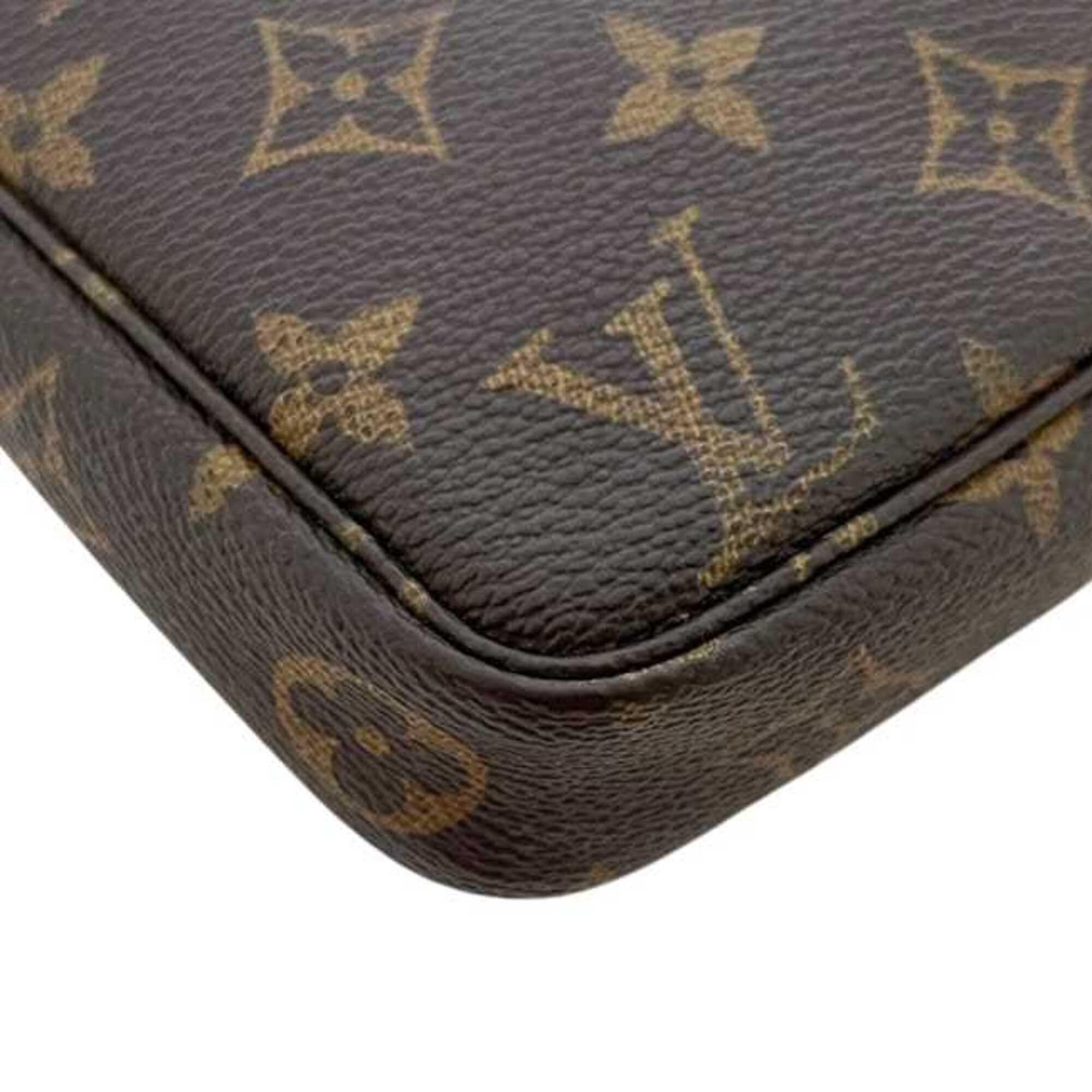 Louis Vuitton Brown Monogram Monogram Handbag Pochette Pouch (Pre-Owned)