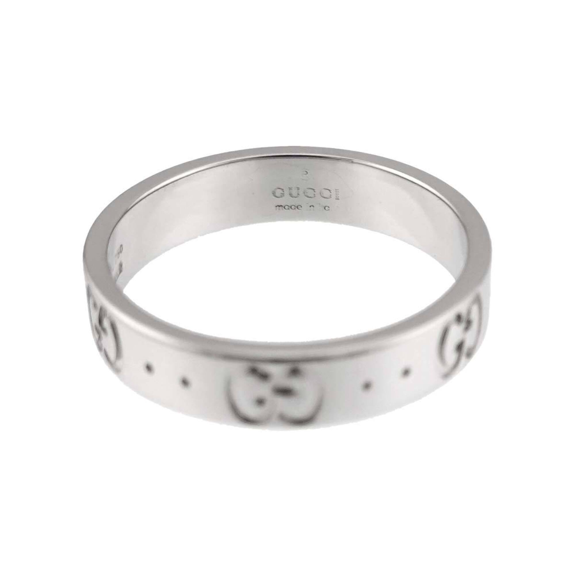 Gucci White Gold (18K) Band Ring (Pre-Owned)