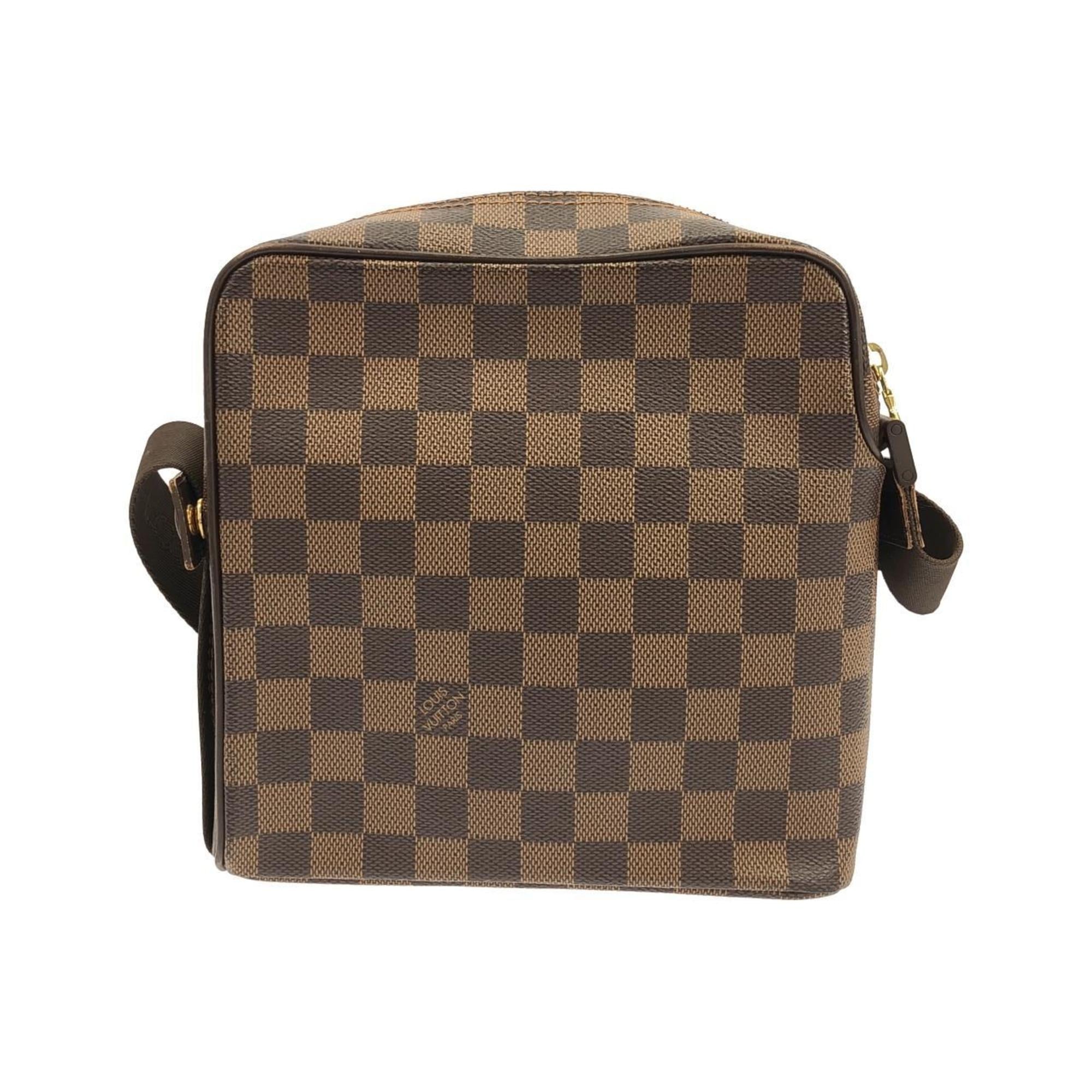 Louis Vuitton Ebene Coated Canvas Shoulder Bag (Pre-Owned)