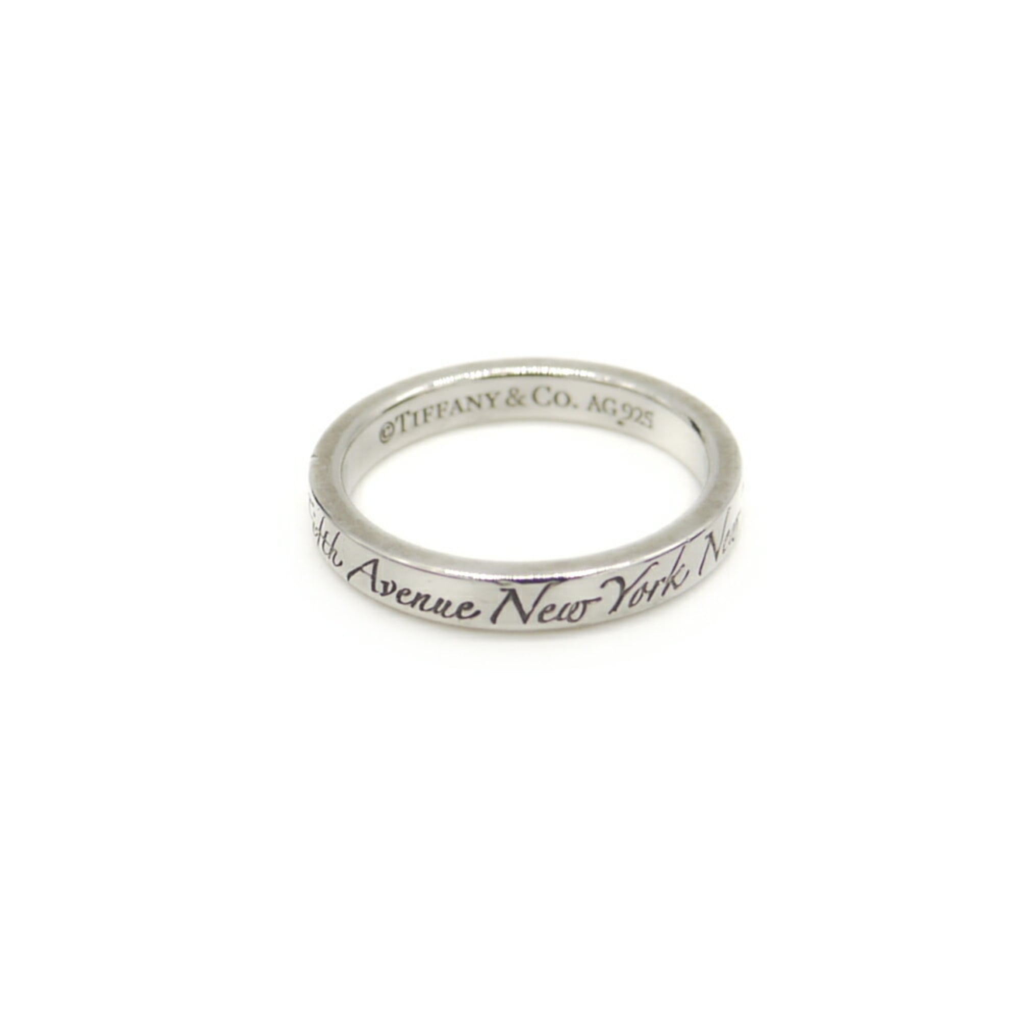 Tiffany Silver 925 Band Ring (Pre-Owned)