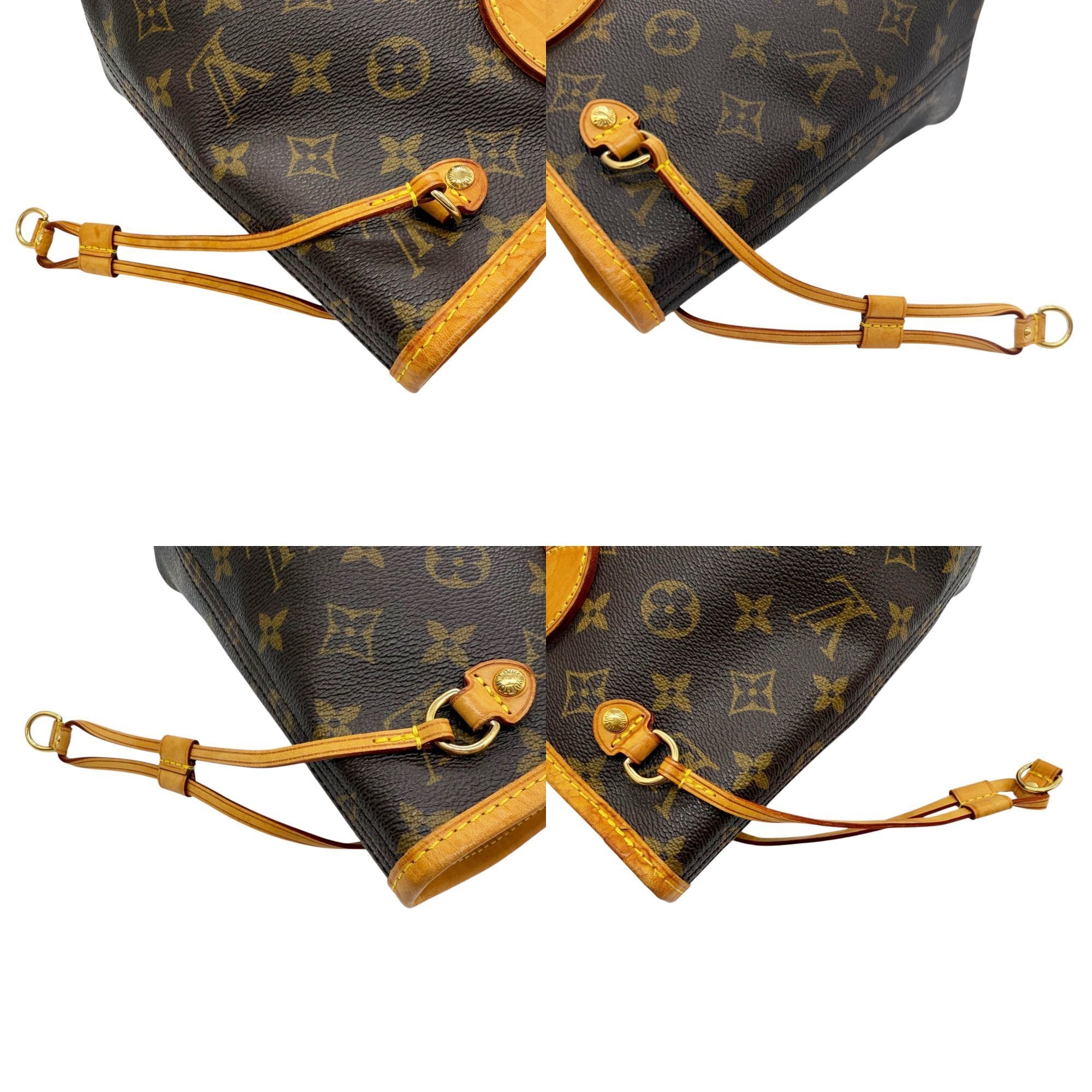 Louis Vuitton Brown Monogram Handbag Tote Bag (Pre-Owned)