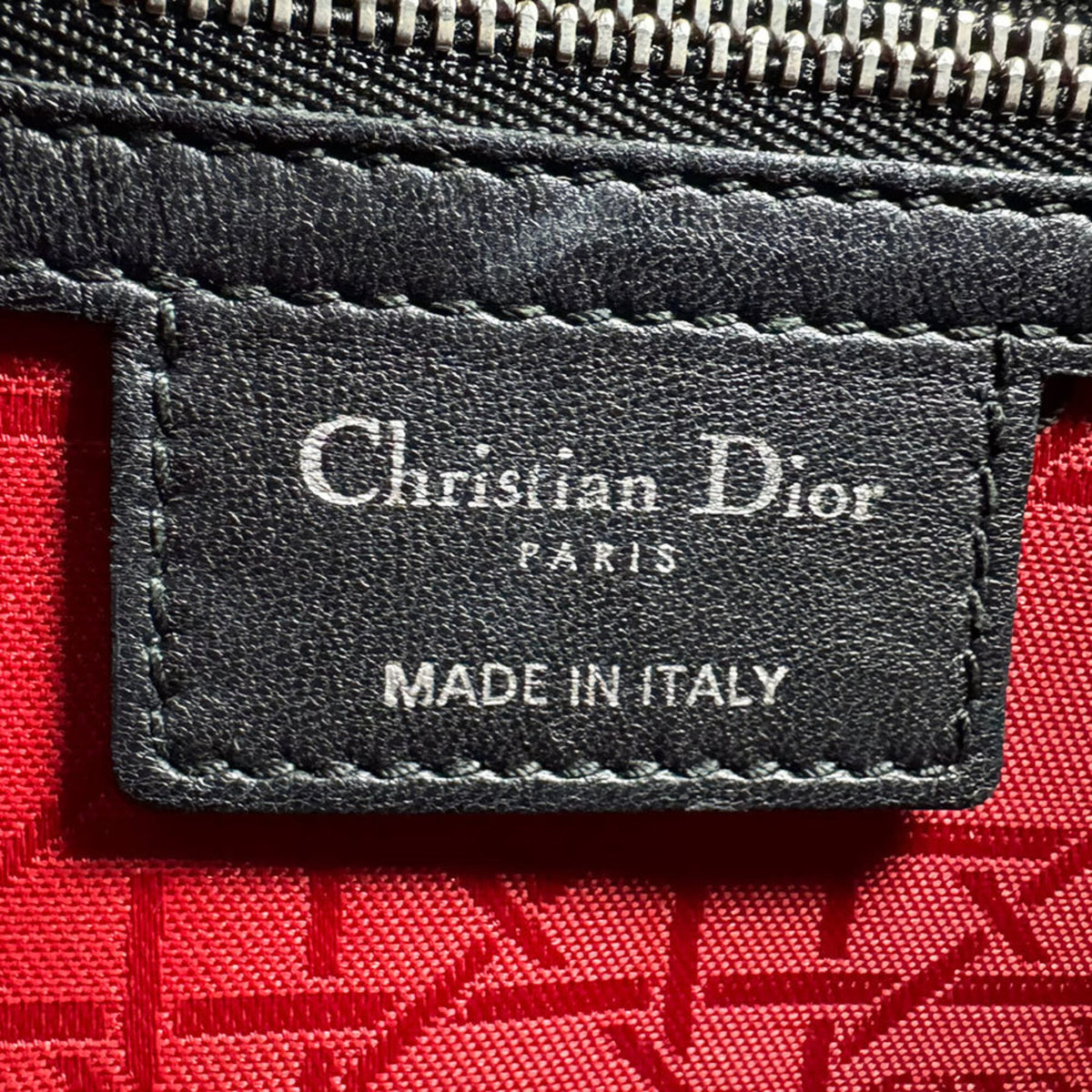 Christian Dior Black Leather Handbag Shoulder Bag (Pre-Owned)