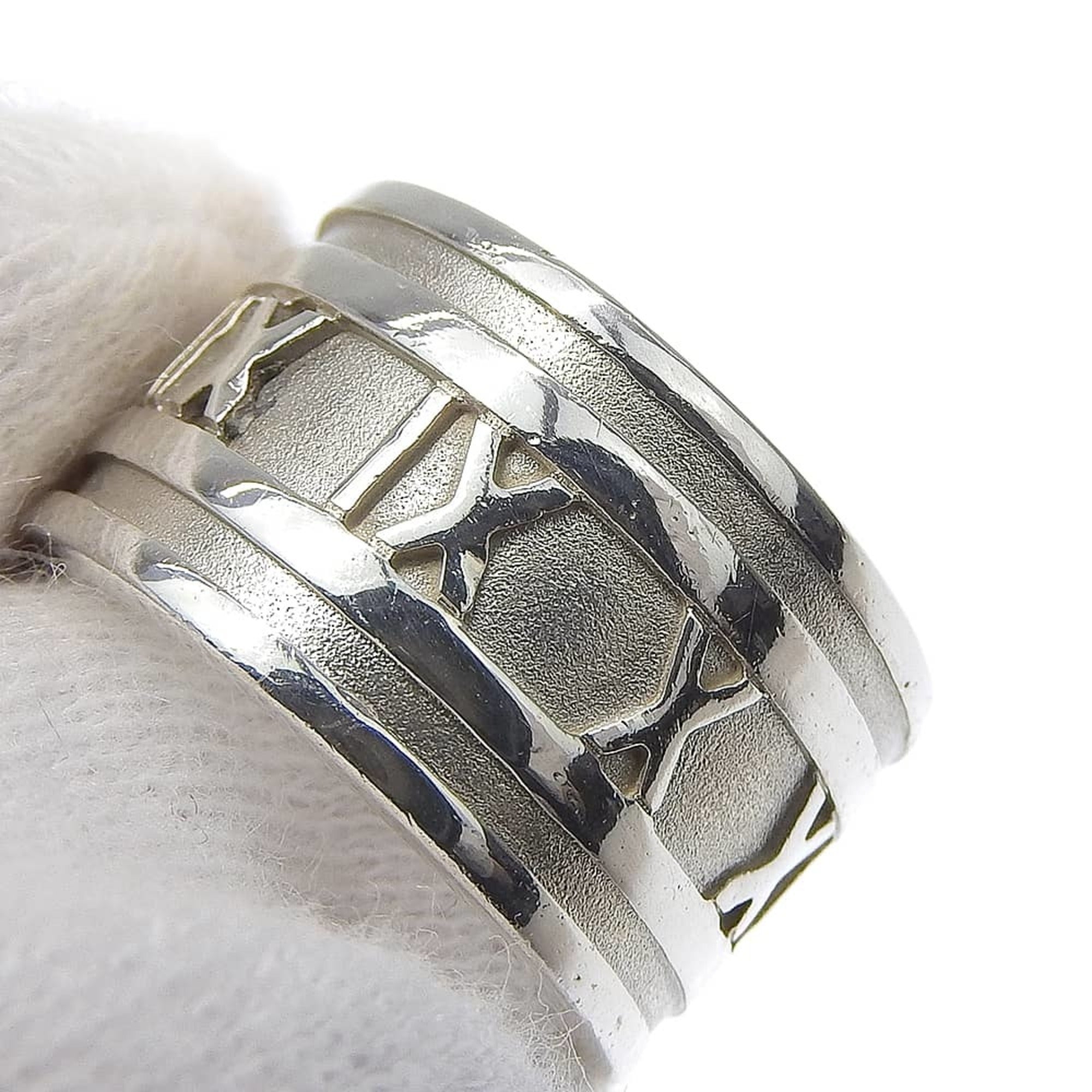 Tiffany Silver Silver 925 Band Ring (Pre-Owned)