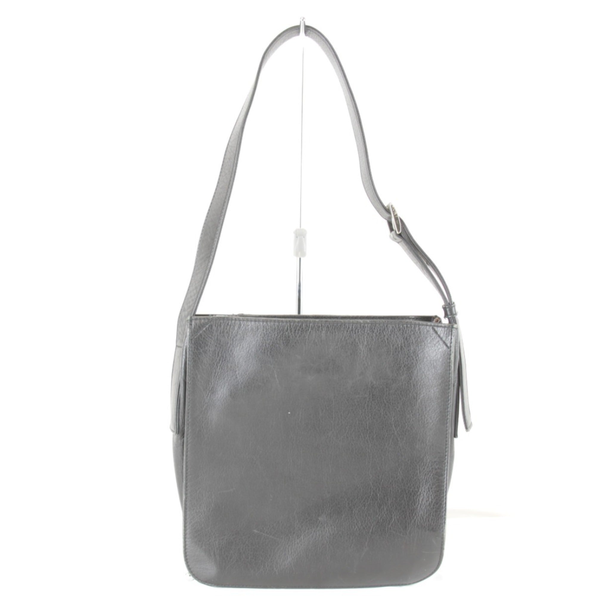Givenchy Black Suede Leather Shoulder Bag (Pre-Owned)