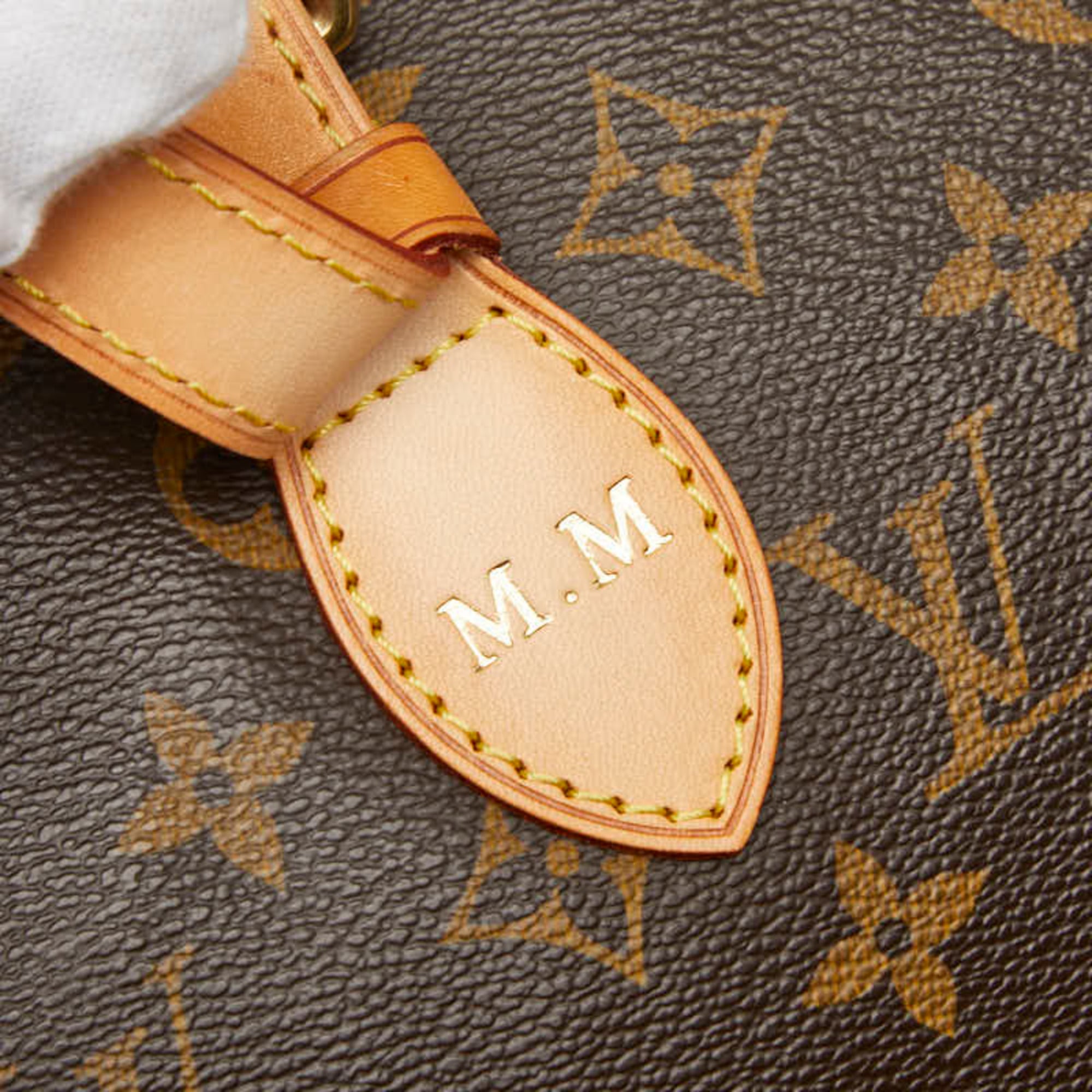 Louis Vuitton Monogram Brown Pvc Leather Tote Bag (Pre-Owned)