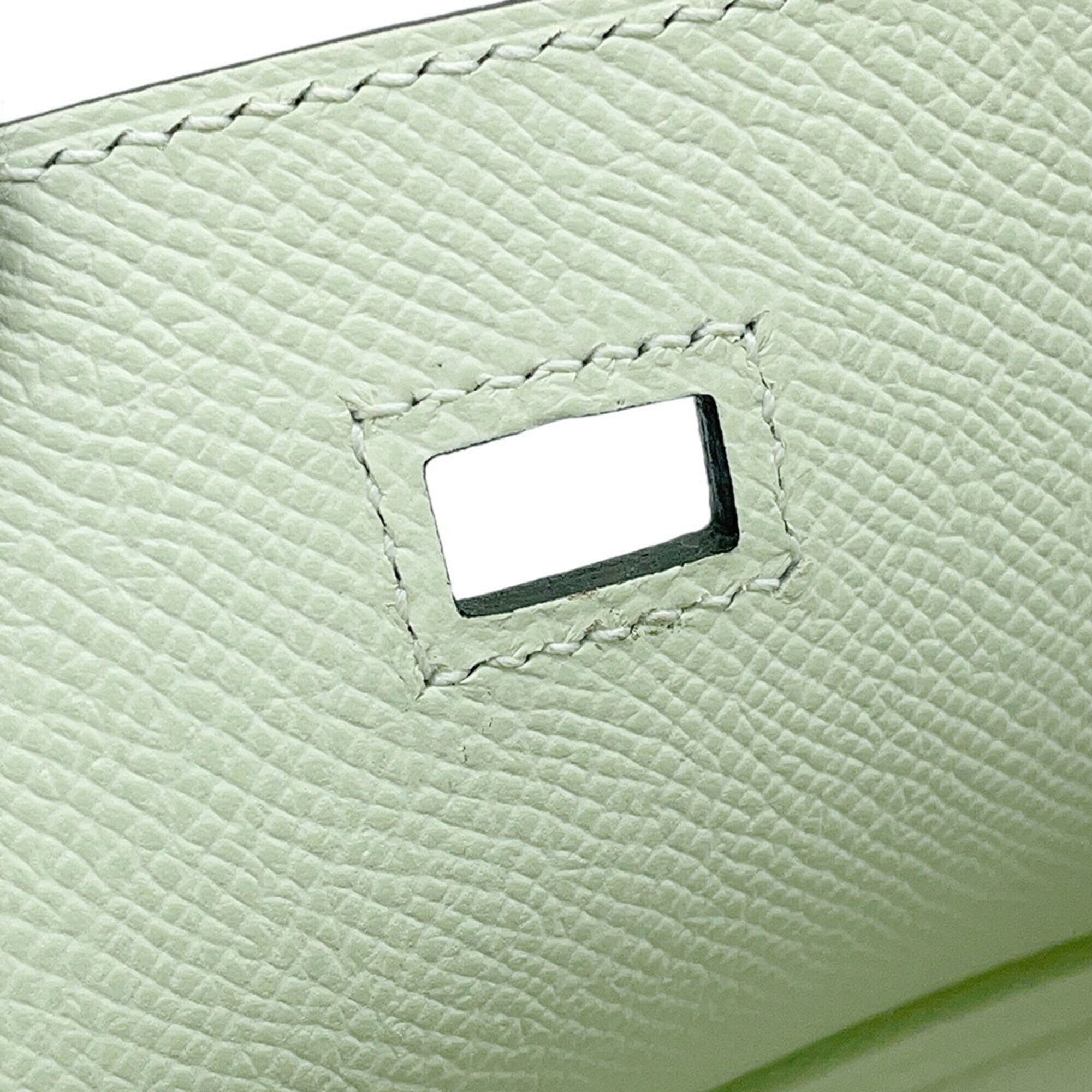 Hermes Silver Epsom Leather Handbag (Pre-Owned)