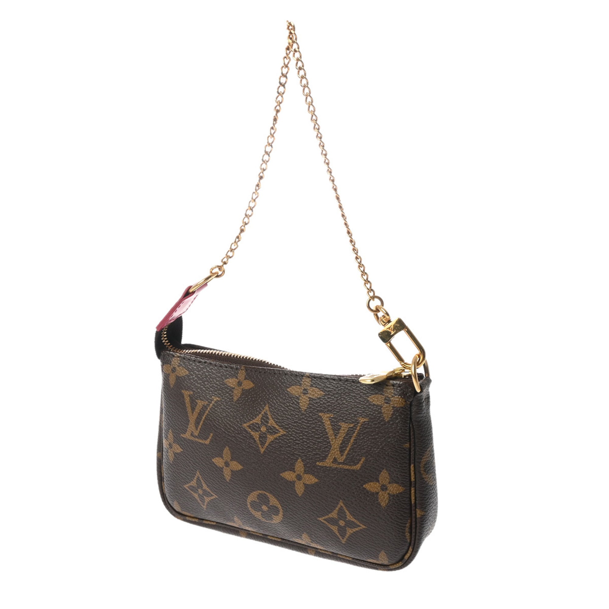 Louis Vuitton Brown Canvas Monogram Pochette Pouch (Pre-Owned)