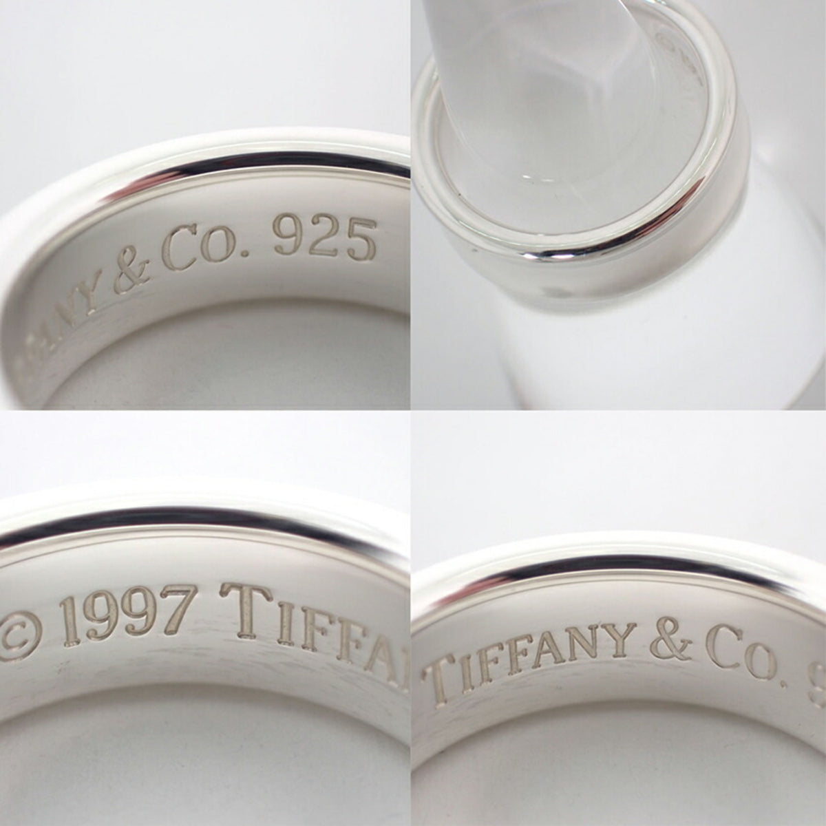 Tiffany Sterling Silver 925 Band Ring (Pre-Owned)