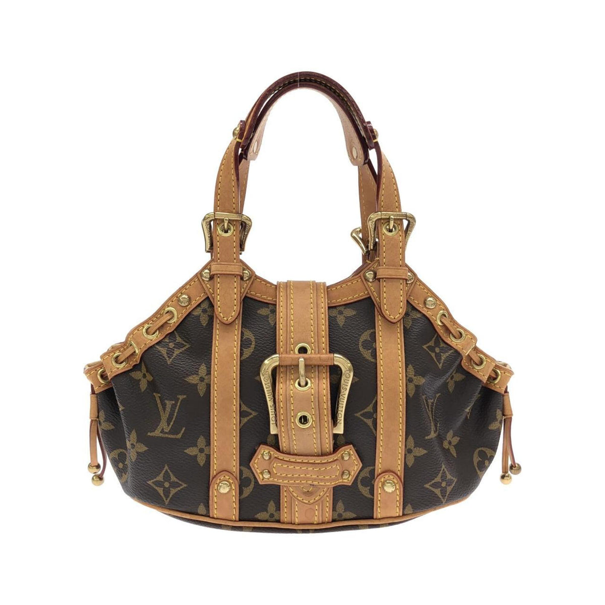 Louis Vuitton Monogram Marron Coated Canvas Handbag (Pre-Owned)