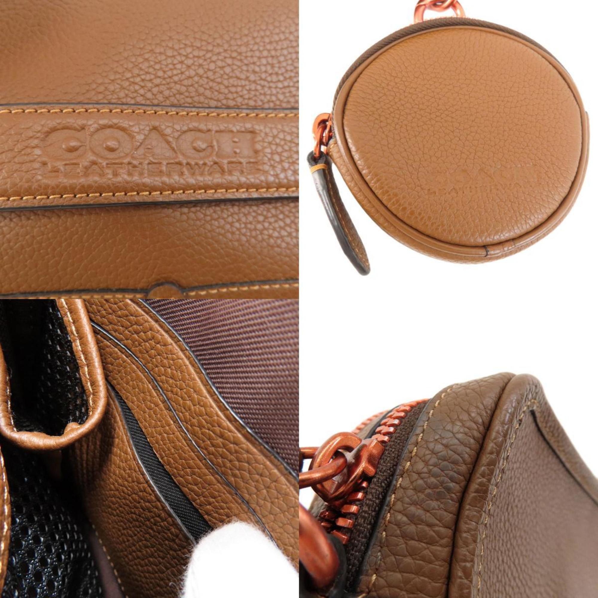 Coach Brown Leather Shoulder Bag (Pre-Owned)