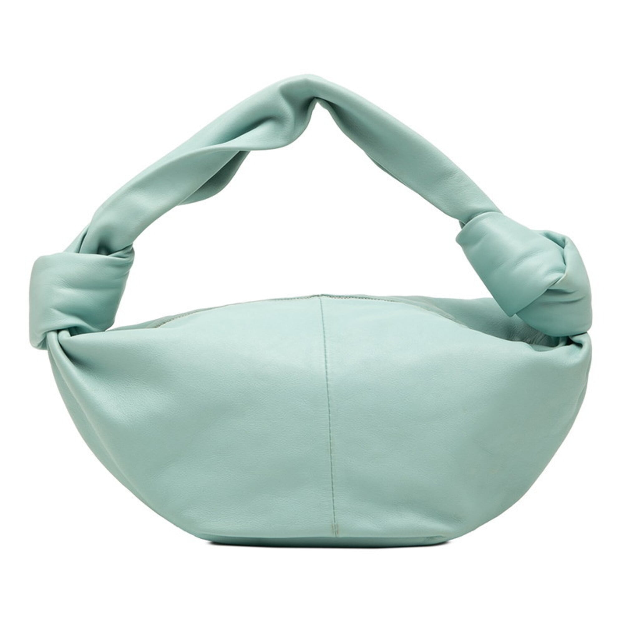 Bottega Veneta Blue Leather Handbag (Pre-Owned)