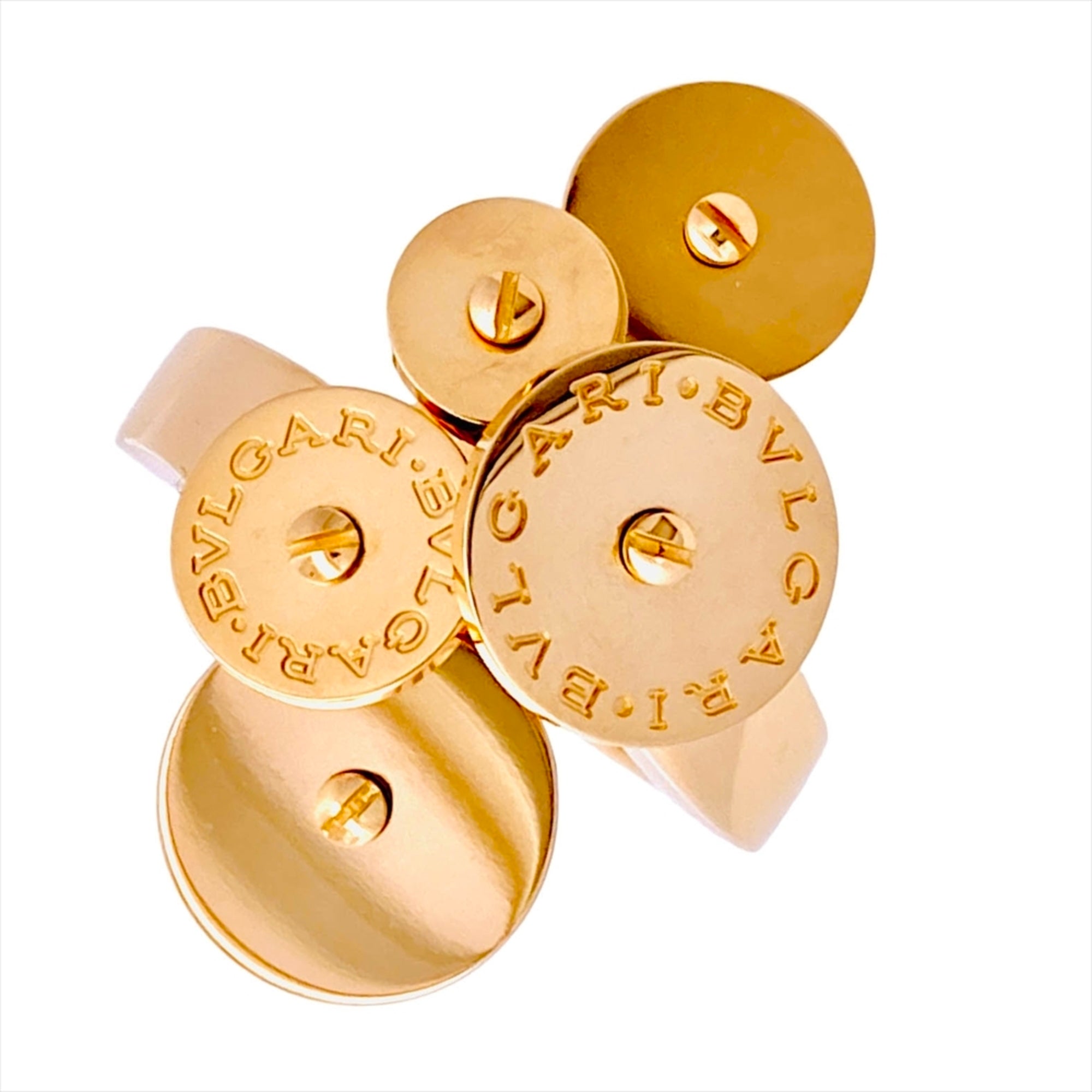Bvlgari Yellow Gold Yellow Gold (18K) Band Ring (Pre-Owned)