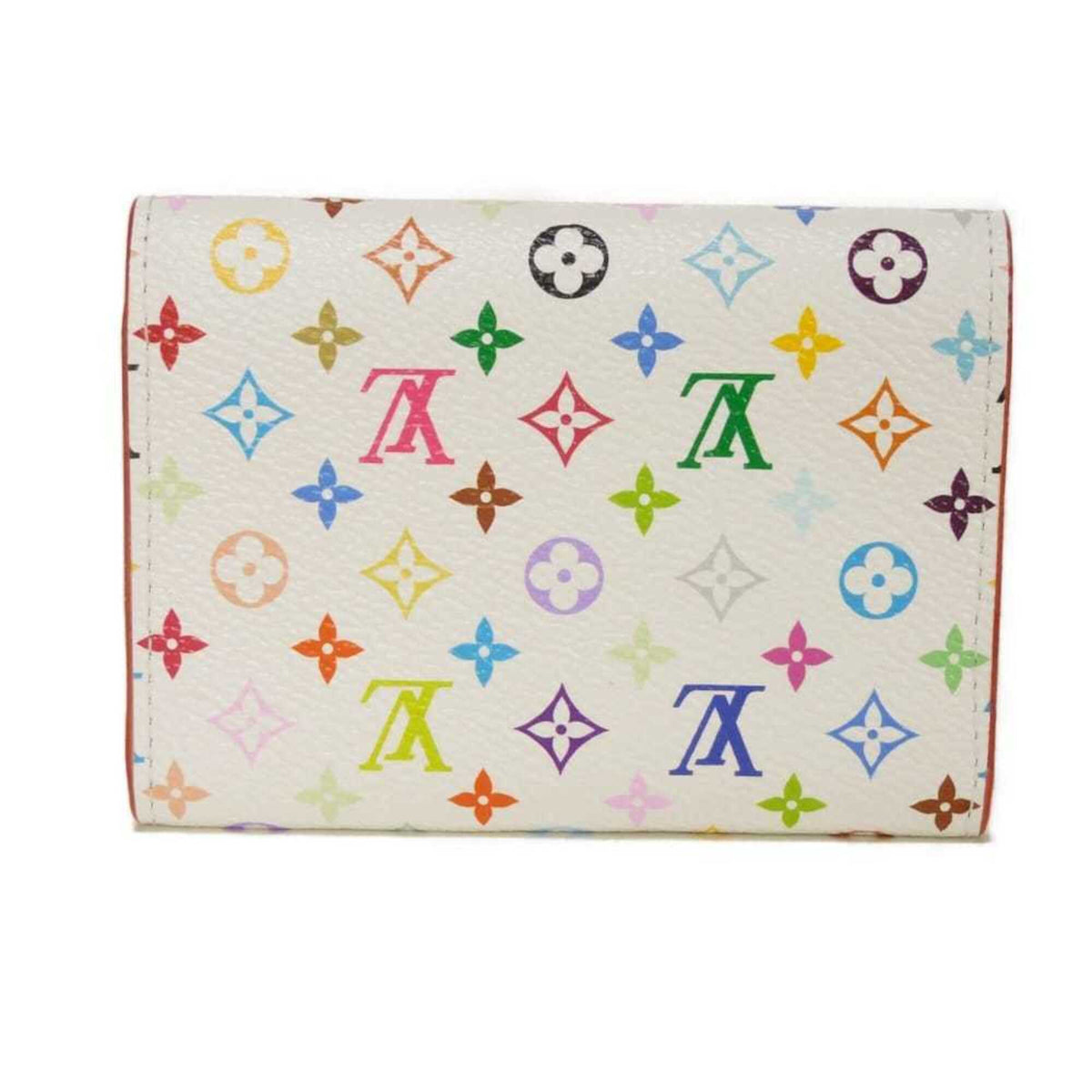 Louis Vuitton Monogram Multicolore Pink White Monogram Multicolore Canvas Wallet (Bi-Fold) (Pre-Owned)