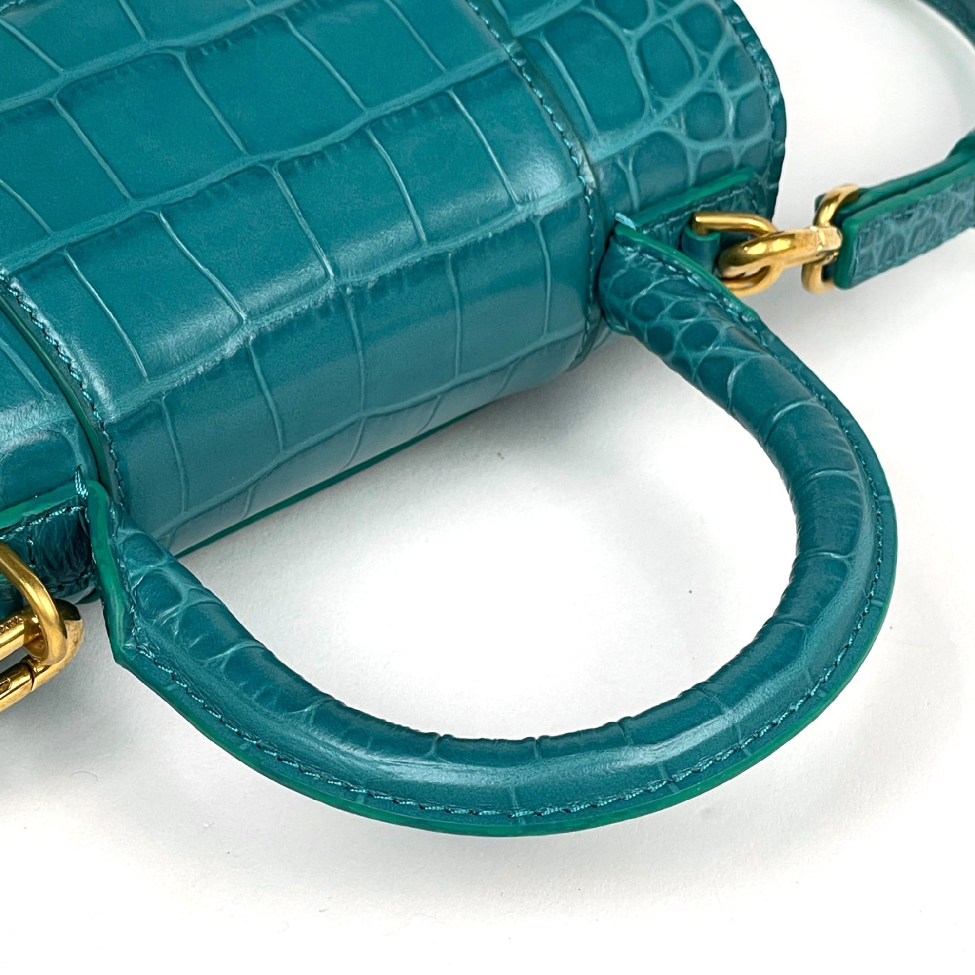 Balenciaga Green Leather Handbag (Pre-Owned)