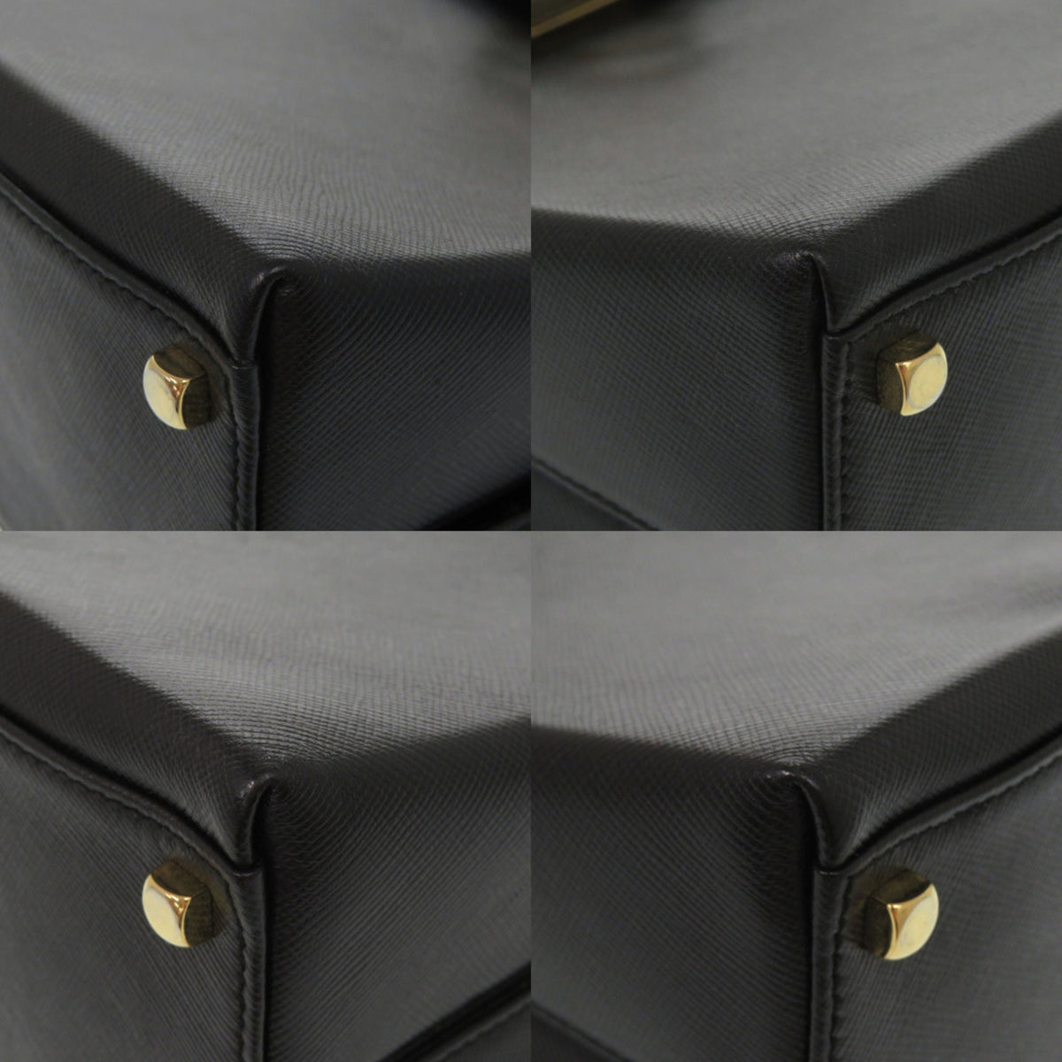 Salvatore Ferragamo Black Leather Handbag (Pre-Owned)