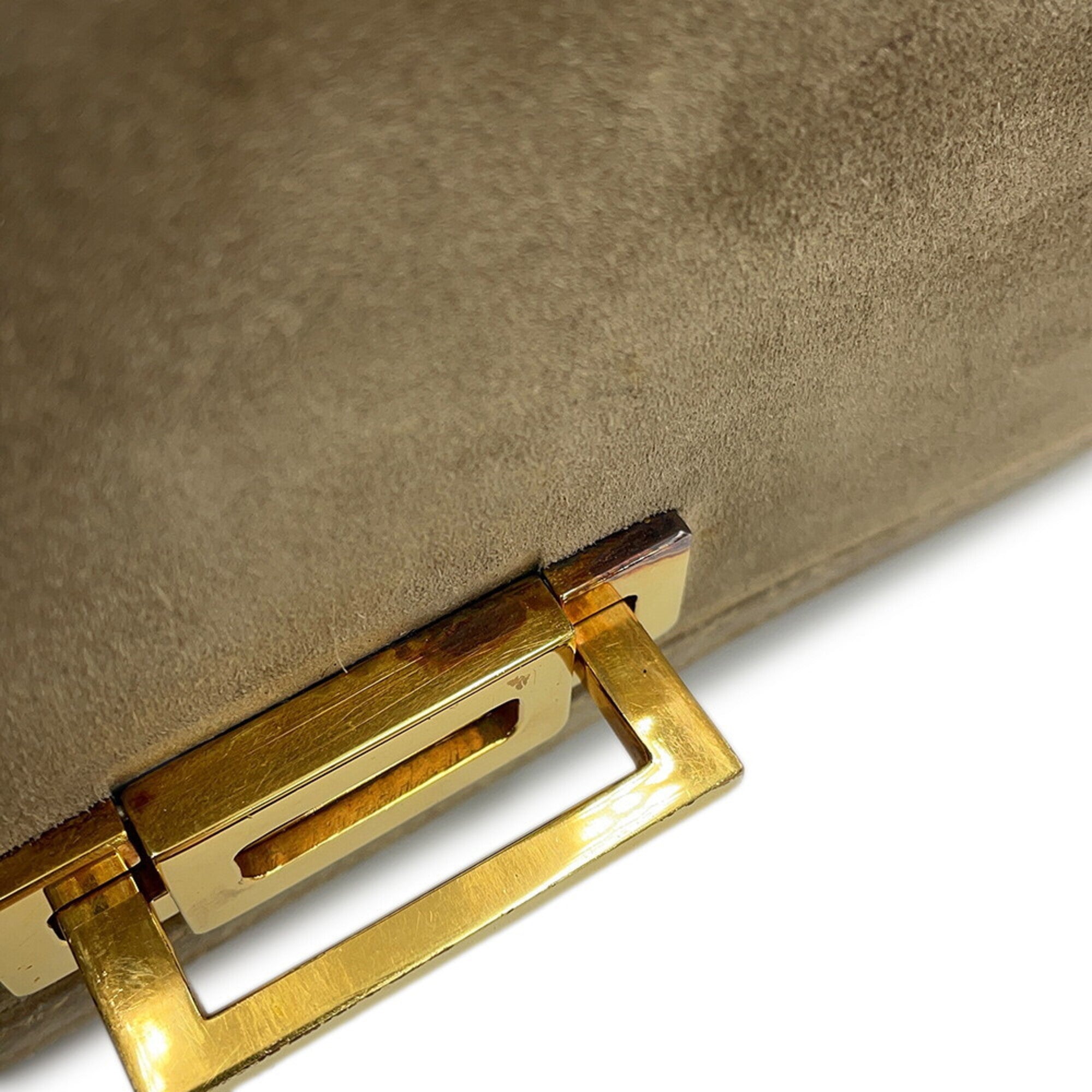Hermes Kara Beige Handbag Shoulder Bag (Pre-Owned)