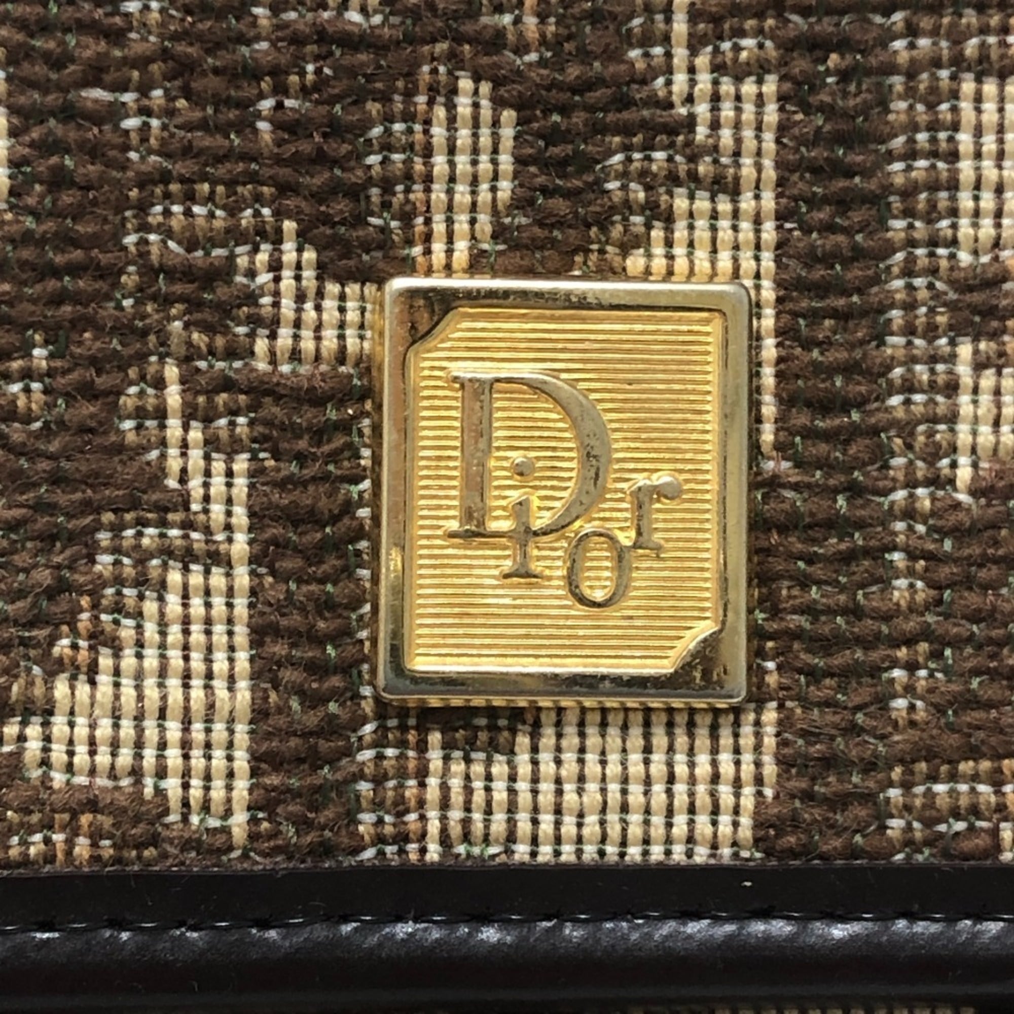 Christian Dior Brown Trotter Wallet (Tri-Fold) (Pre-Owned)
